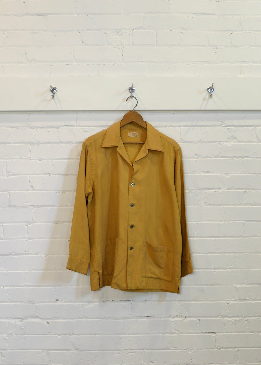 1960s Low Pocket Wool Overshirt