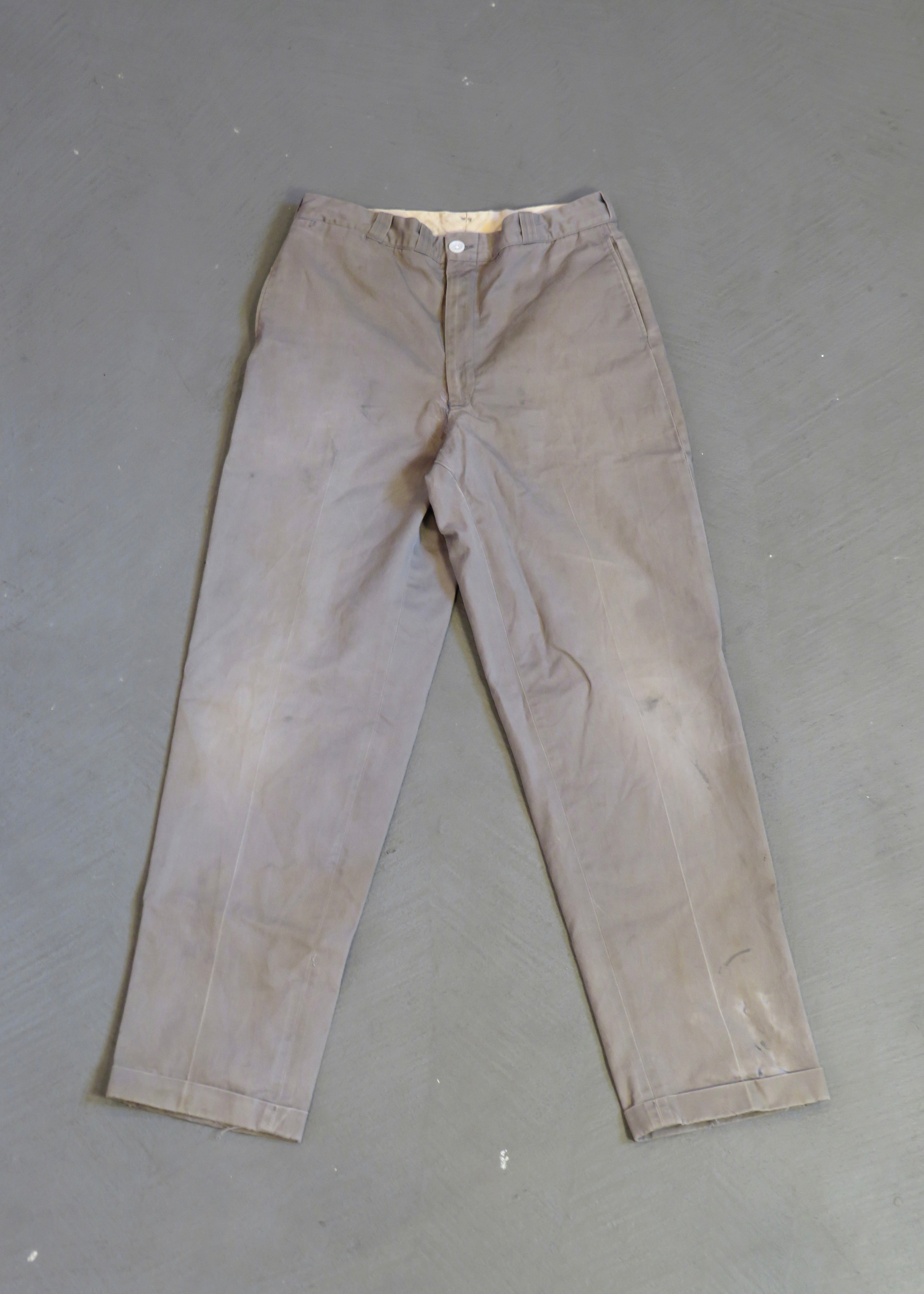 1960s Repaired Powr House Work Chinos