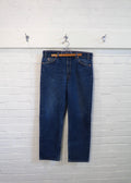1990s Levi's 505 Orange Tab Dark Wash Jeans