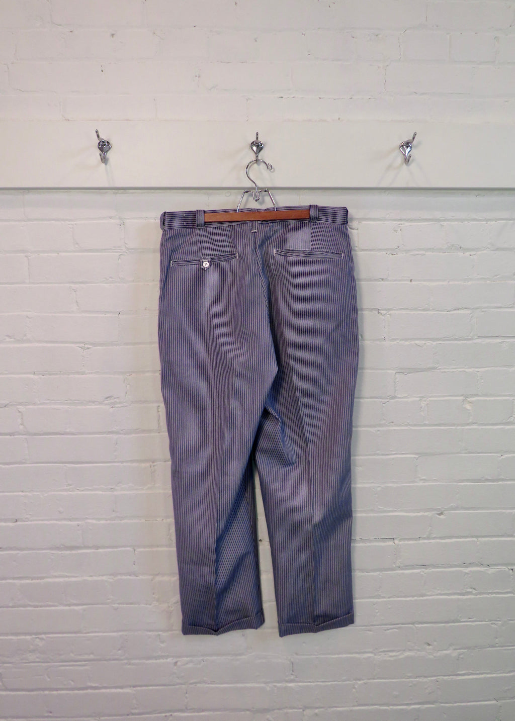 1960s Unitog Hickory Stripe Workwear Trousers