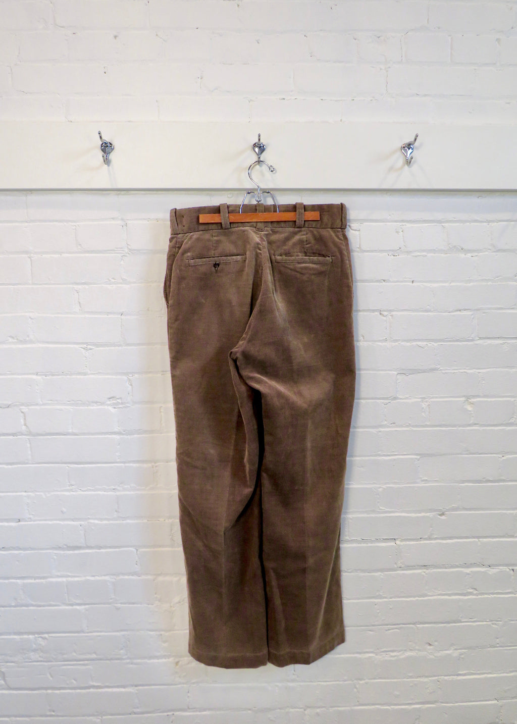 1970s Faded Brown Corduroy Trousers