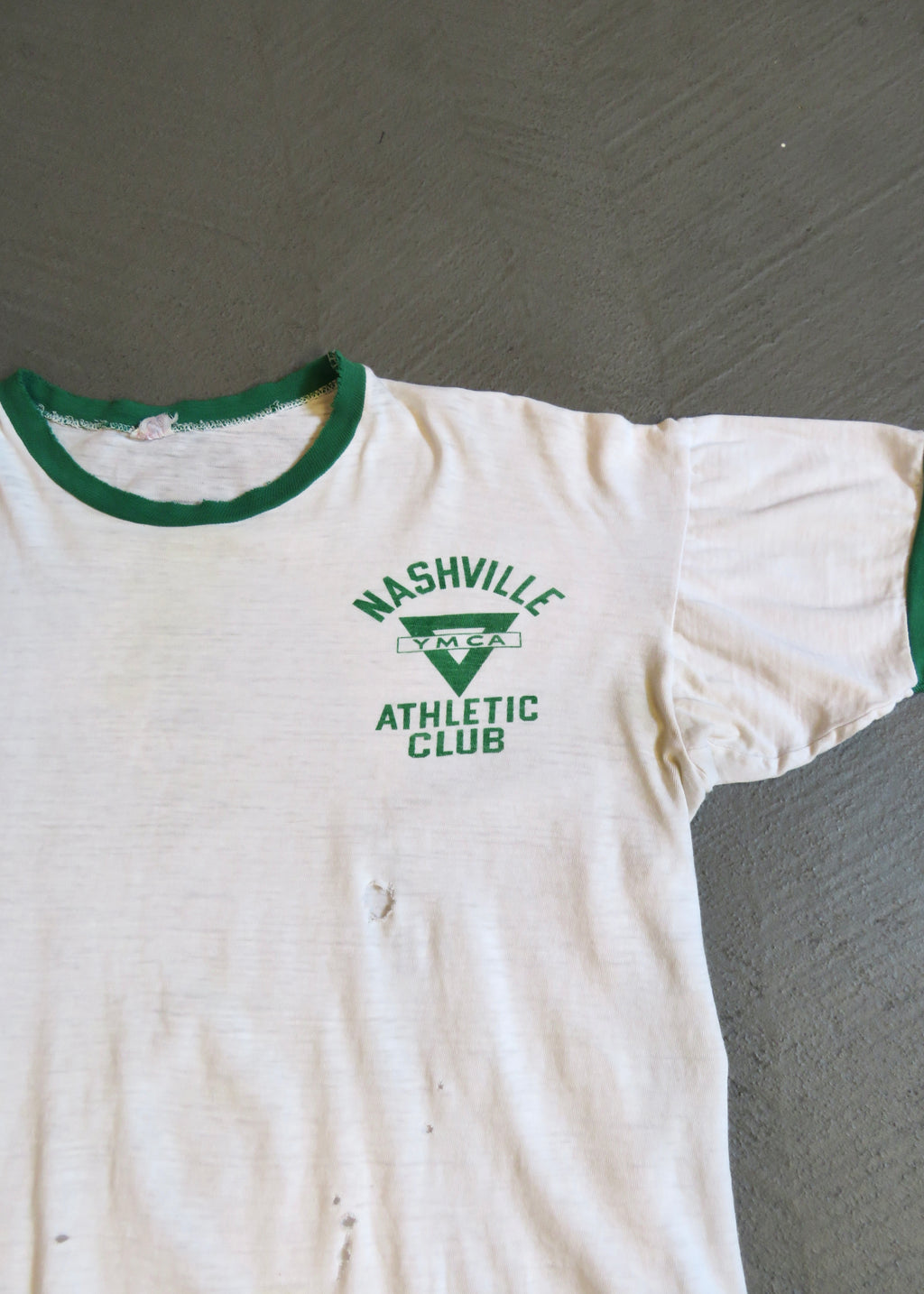 1960s Boxy YMCA Ringer T-Shirt 