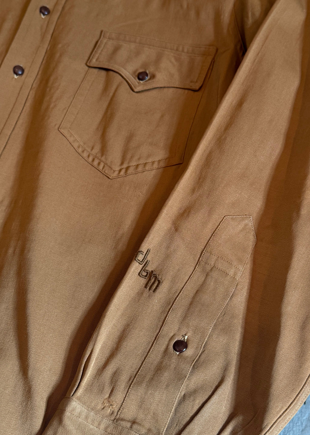 1940s Custom Made Wool Western Shirt