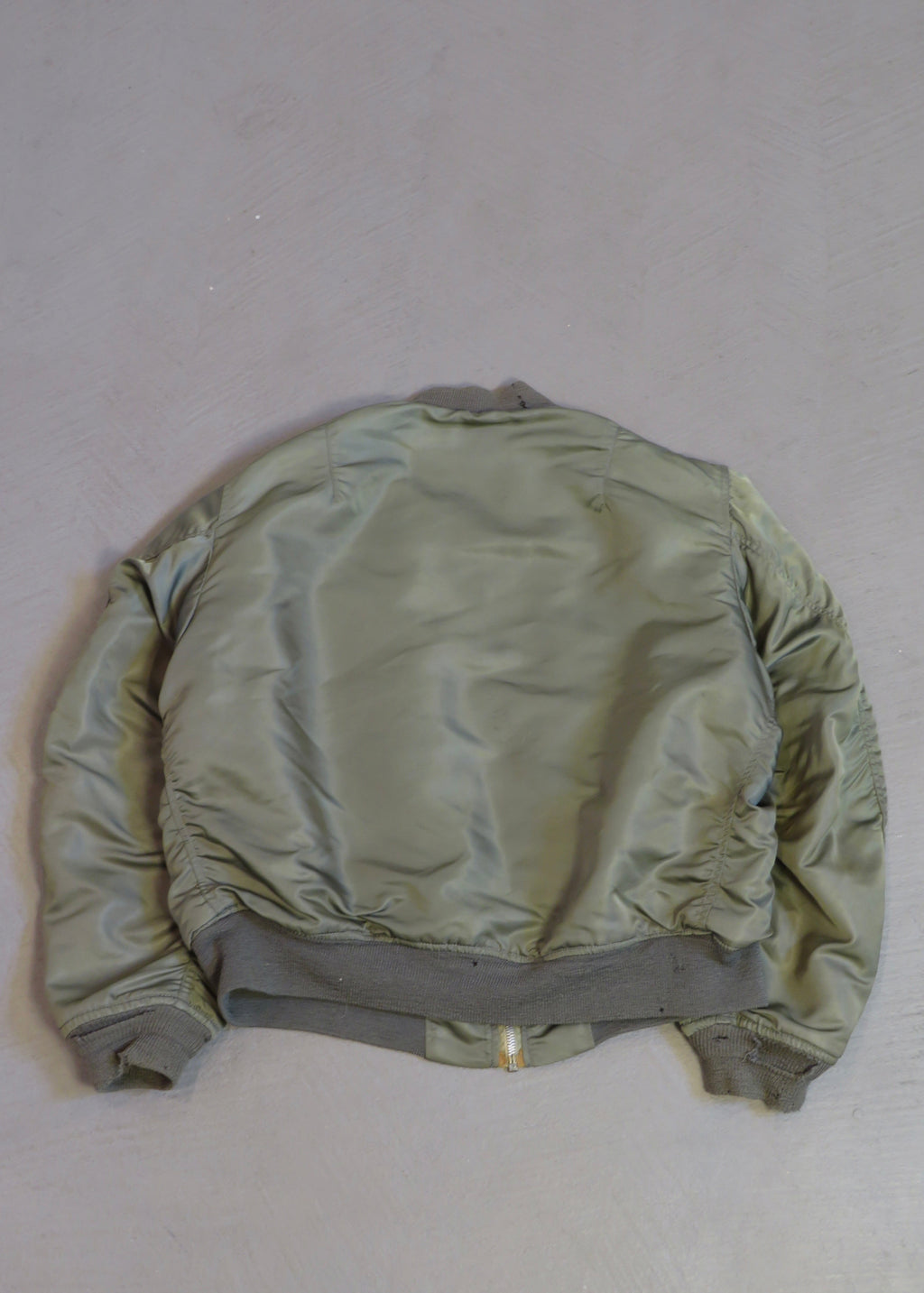 1970s Alpha Industries U.S. Military L-2B Satin Reversible Bomber Jacket