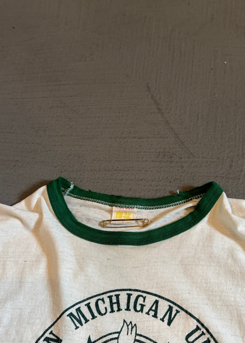 1970s Summer Sports Boxy Ringer T-Shirt