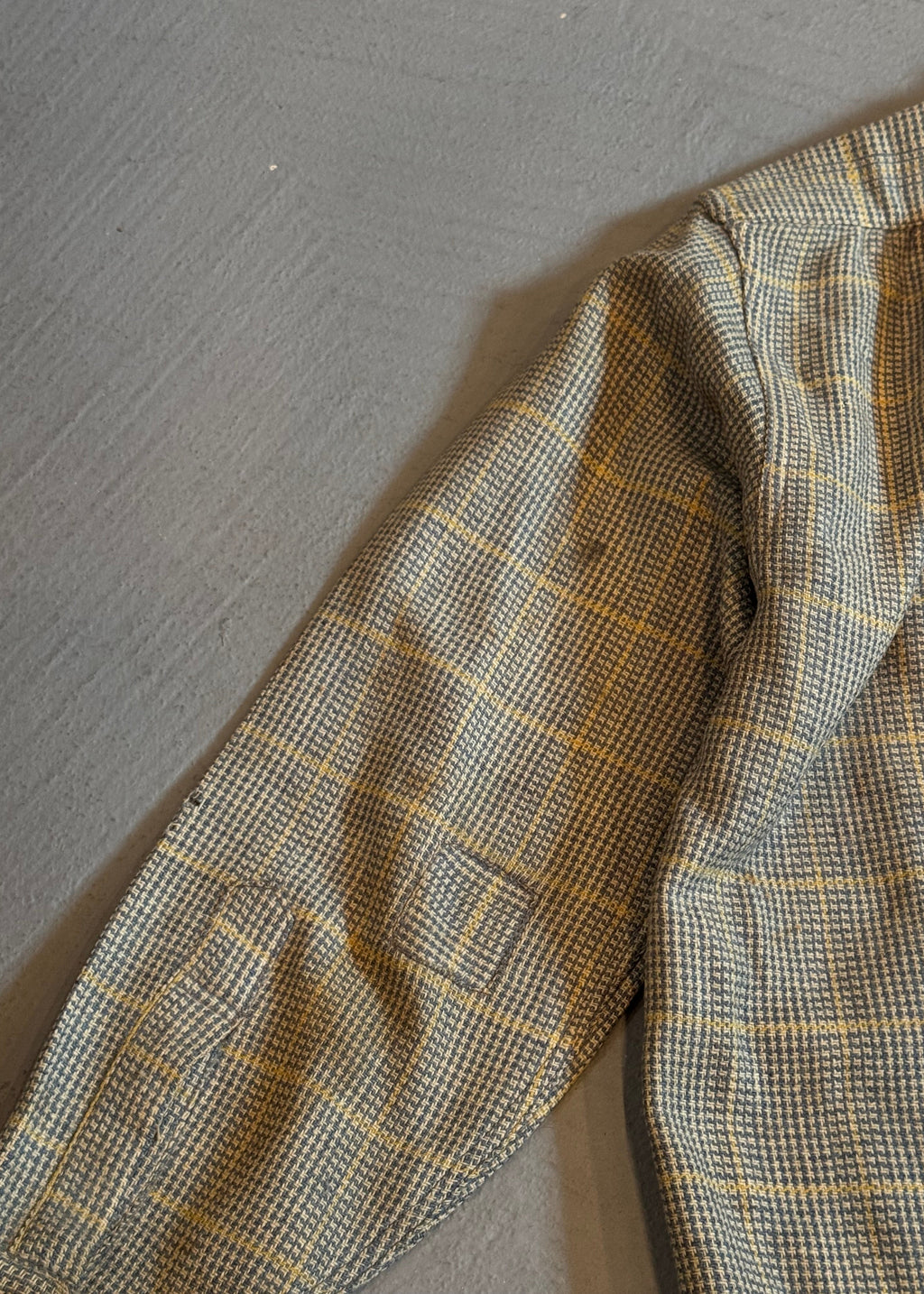 1940s Wool Houndstooth Overshirt