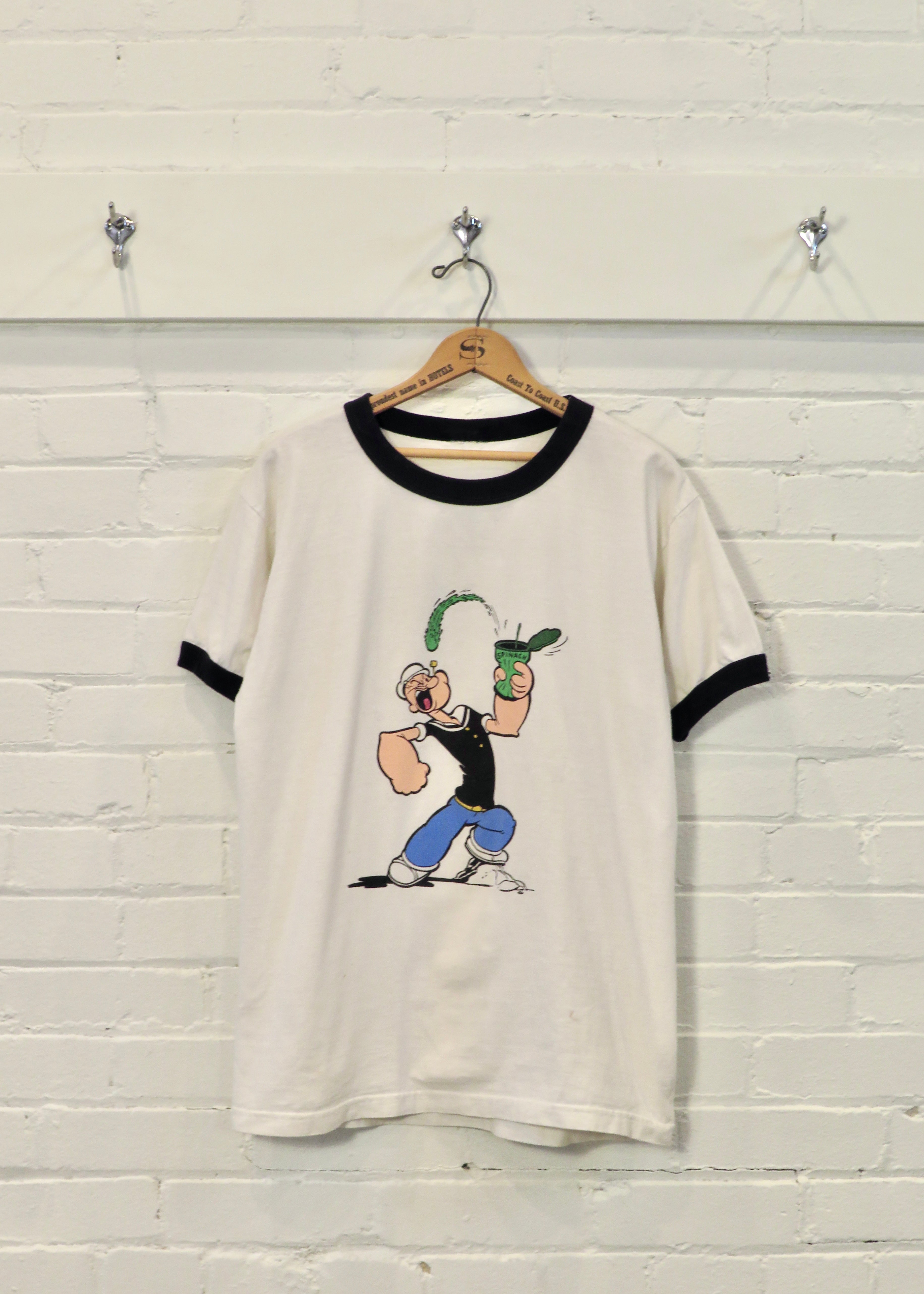 1990s Popeye Ringer T-Shirt
