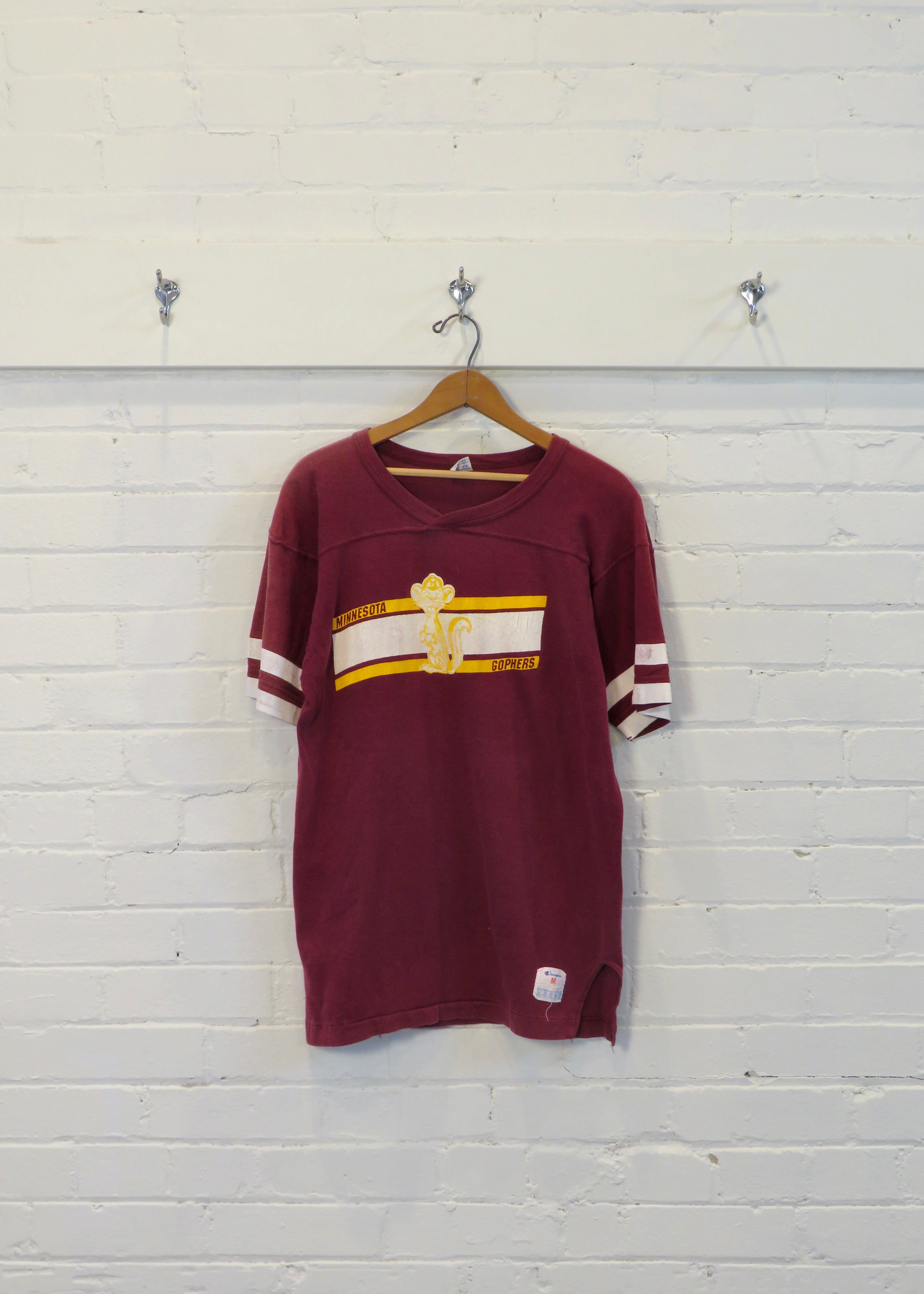 1980s University of Minnesota Gophers Champion Jersey T-Shirt