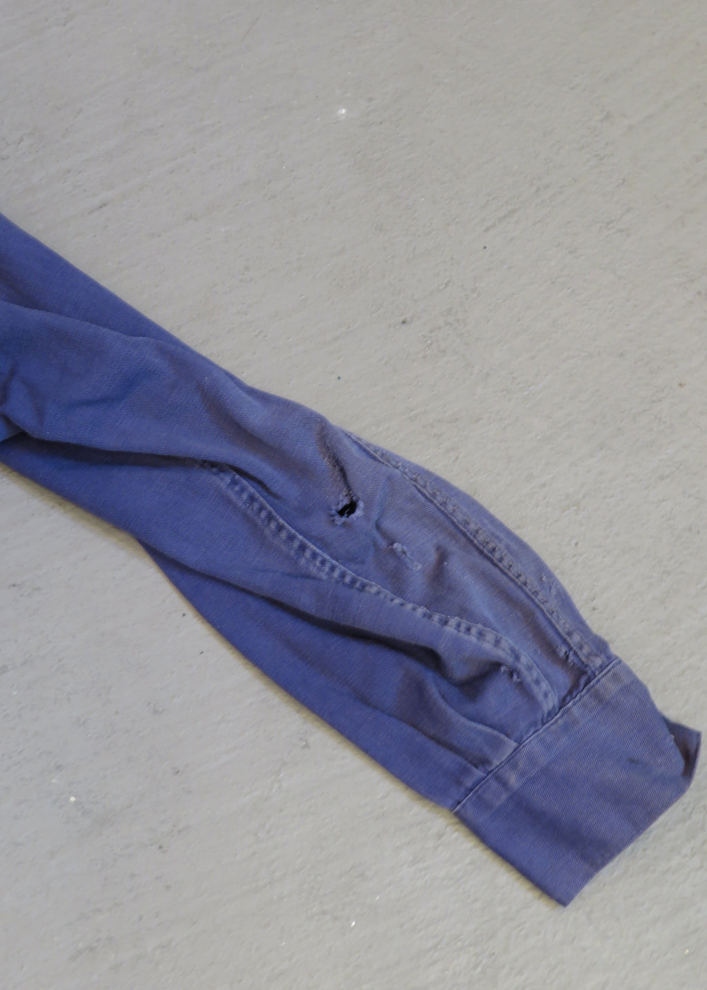 1960s Distressed Twill Chainstitched Chevy Work Shirt