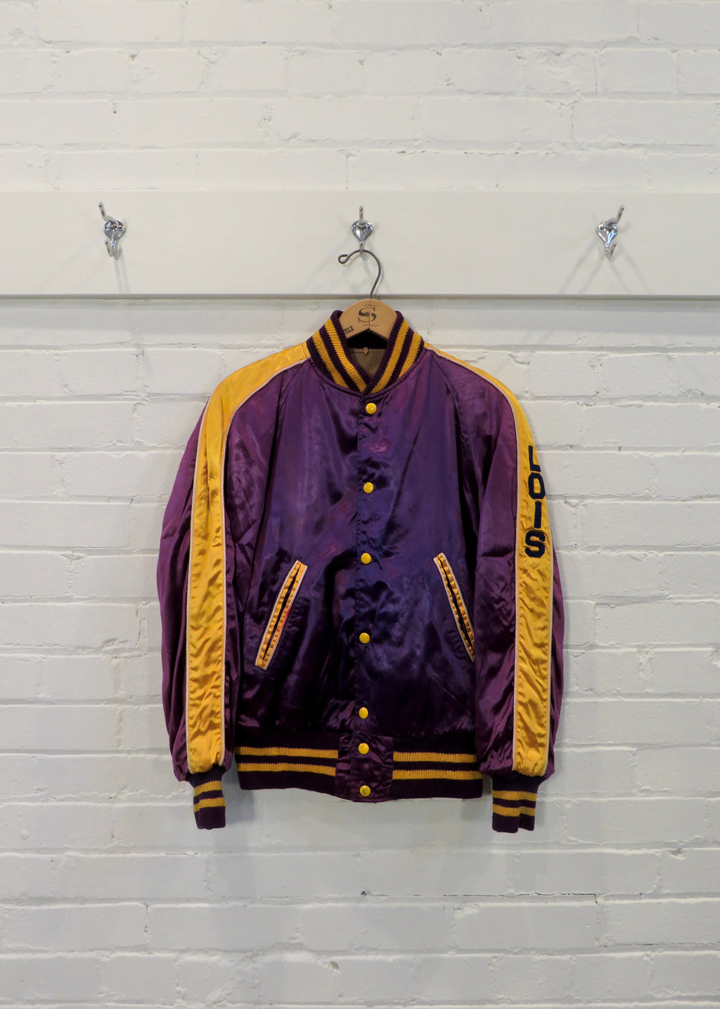 1950s Reversible Satin Varsity Jacket