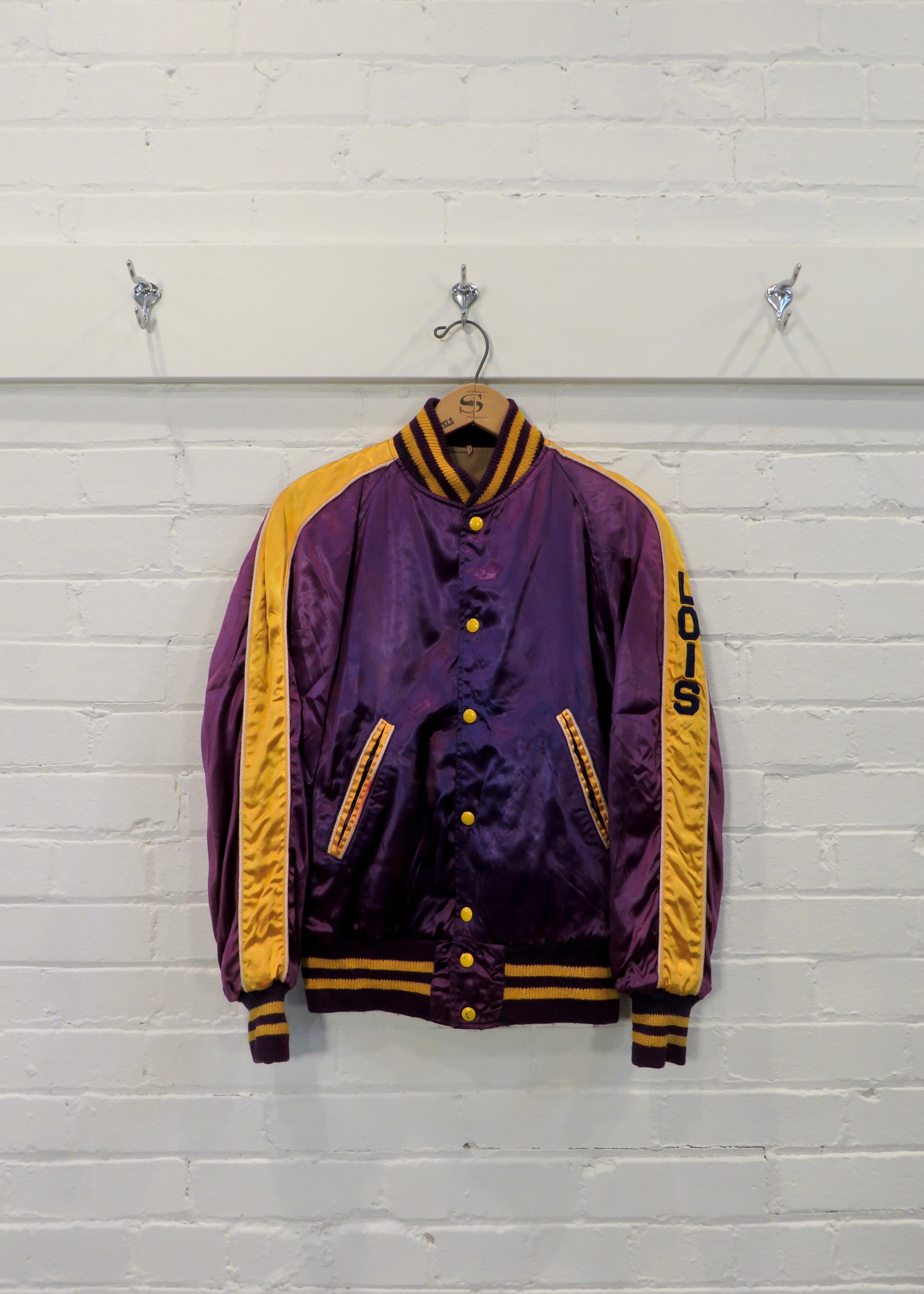 1950s Reversible Satin Varsity Jacket
