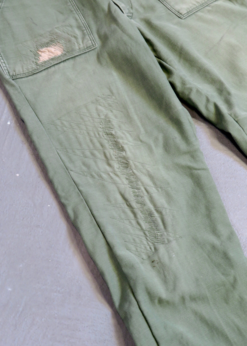 1960s Repaired OG-107 Fatigue Pants