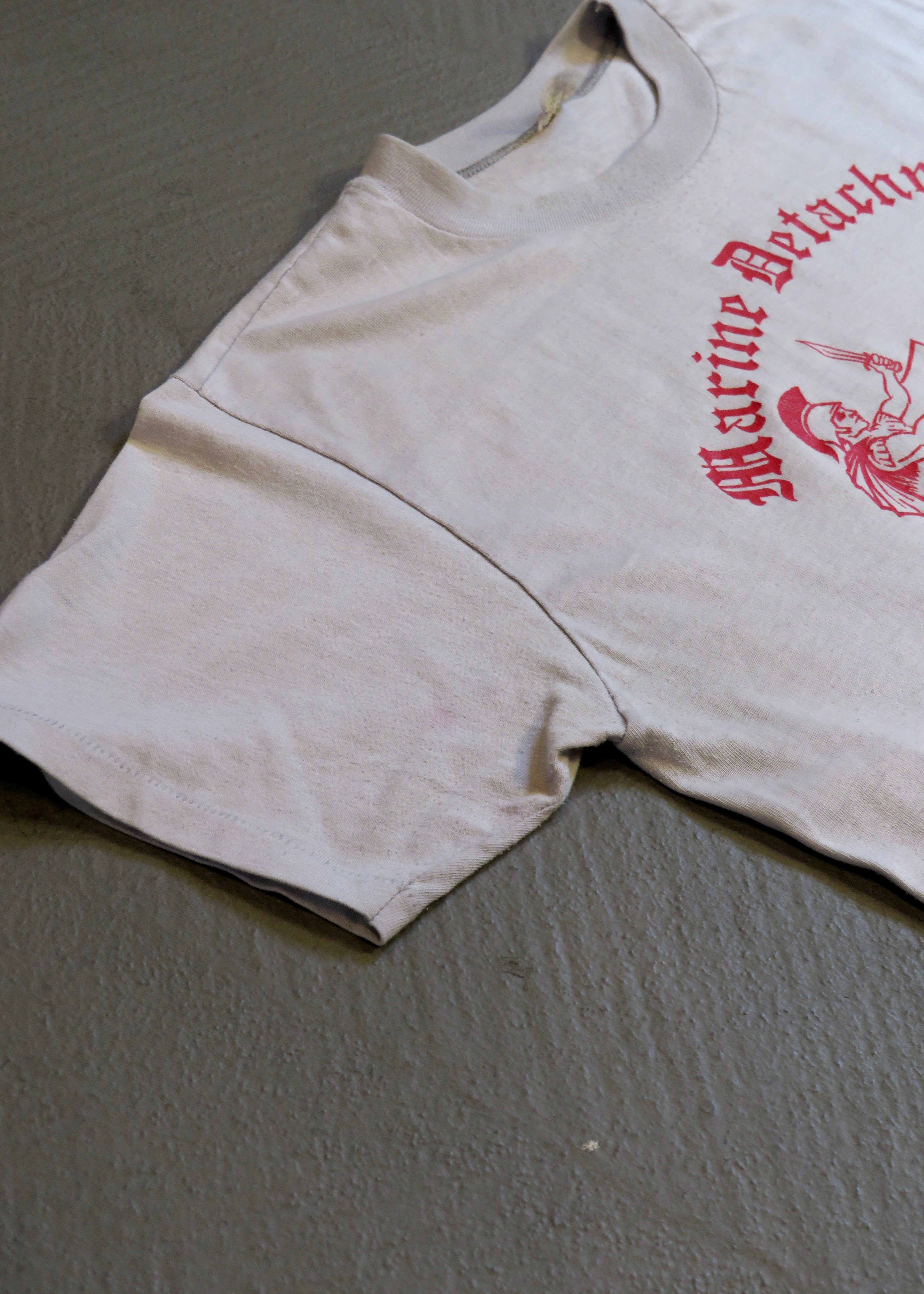 1980s Marine Detachment Rome Italy Chariot T-Shirt