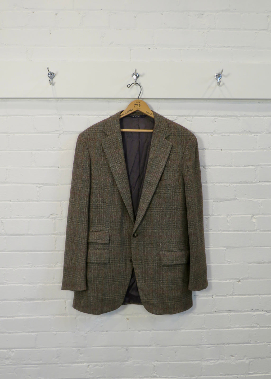 1980s Polo Ralph Lauren Tweed Check Suit
