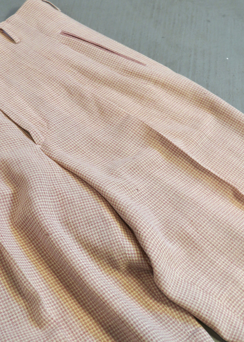 1980s Matsuda Semi-Sheer Houndstooth Trousers