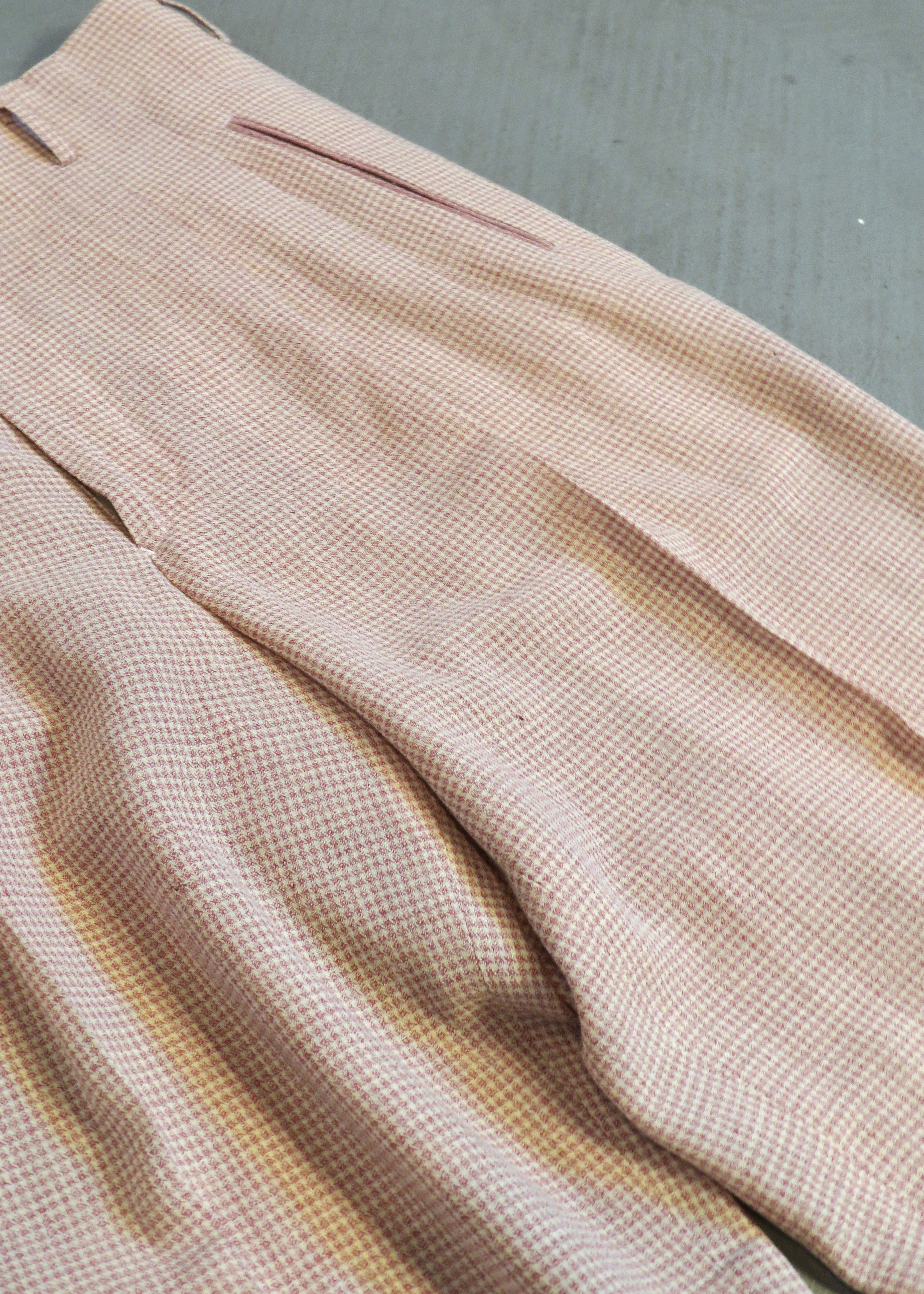 1980s Matsuda Semi-Sheer Houndstooth Trousers