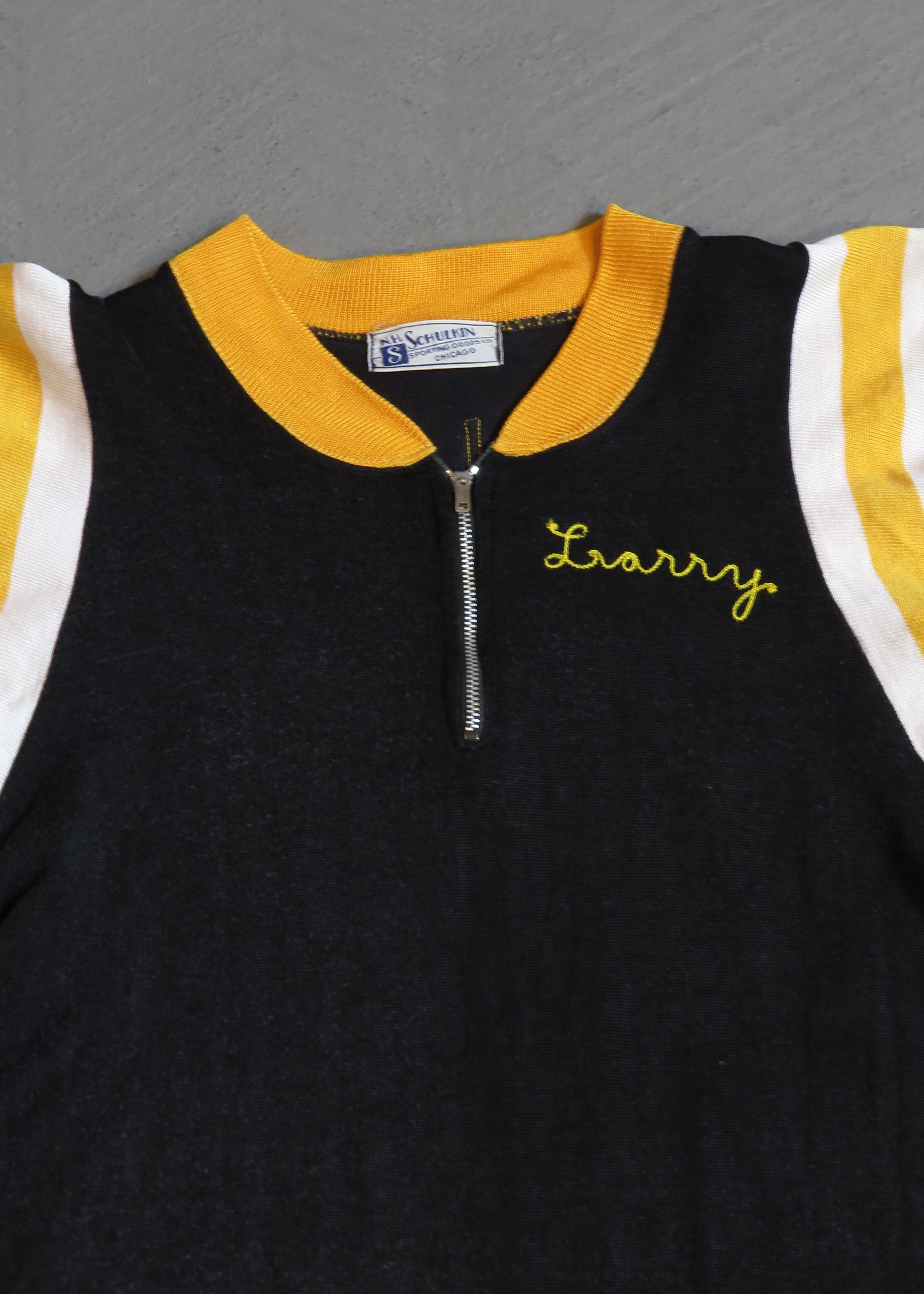 1940s Al's Auto Graveyard Felt Letter Jersey | S