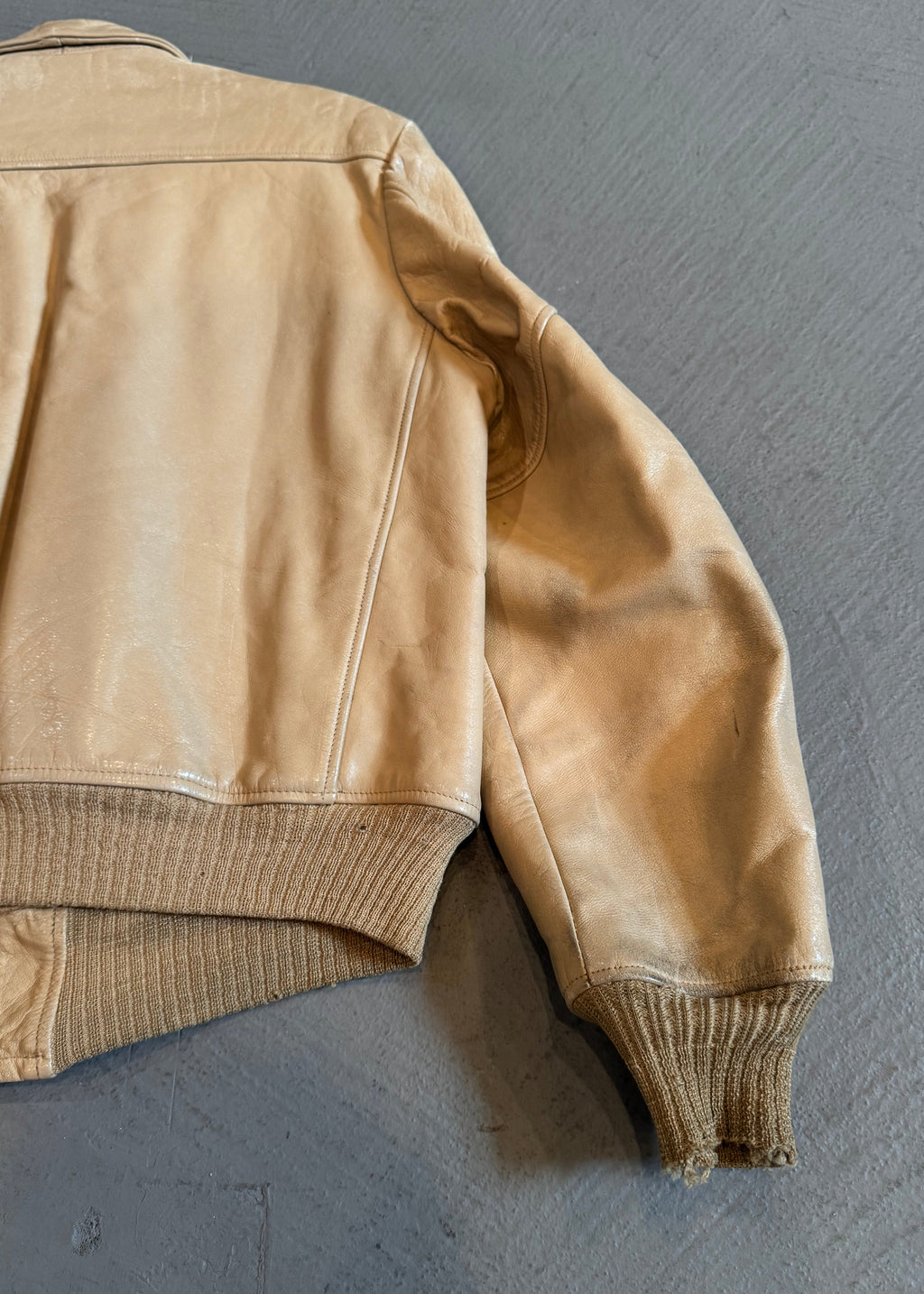 1950s McGregor Wool Lined Leather Jacket