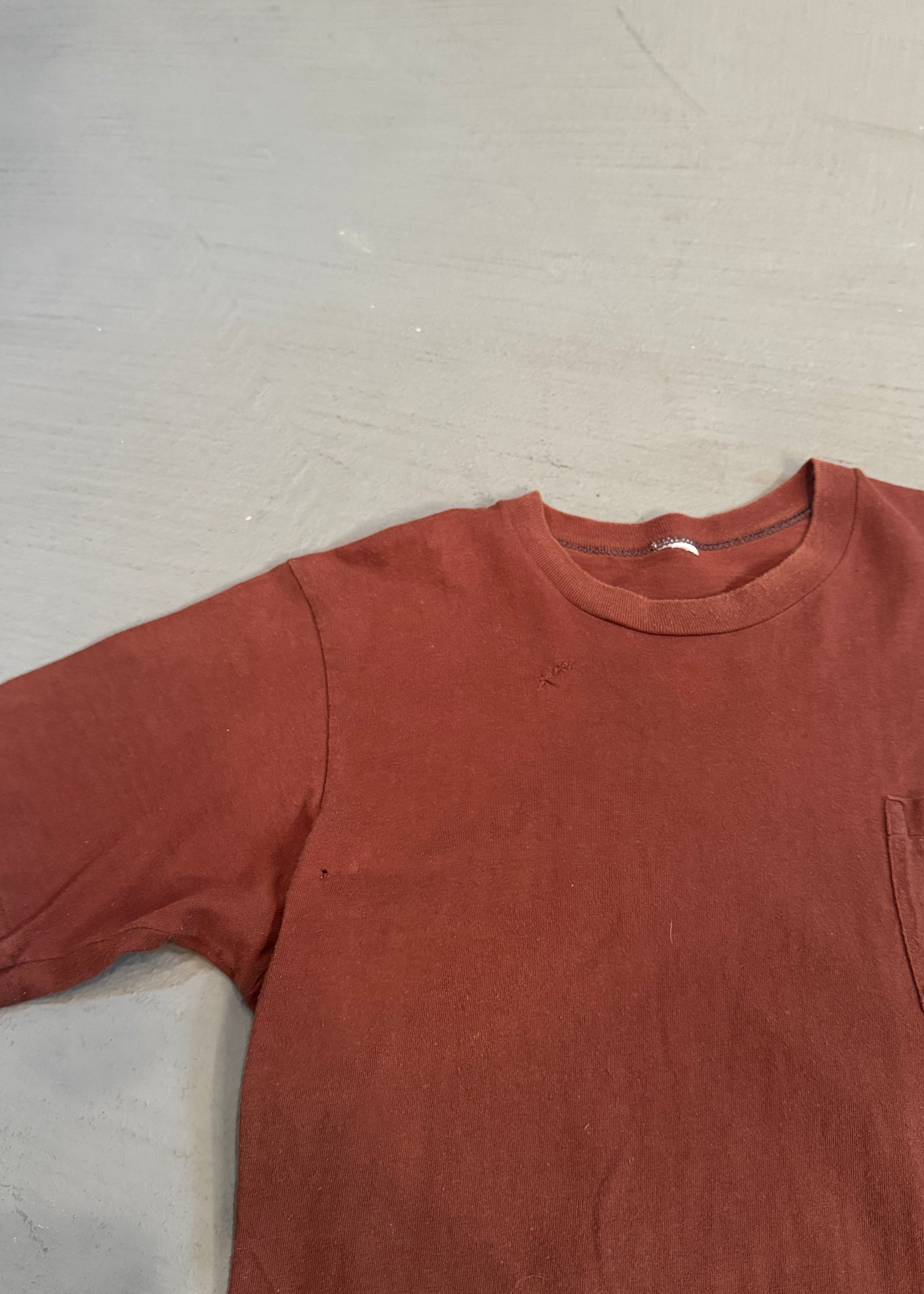 1980s Cocoa Brown Pocket T-Shirt