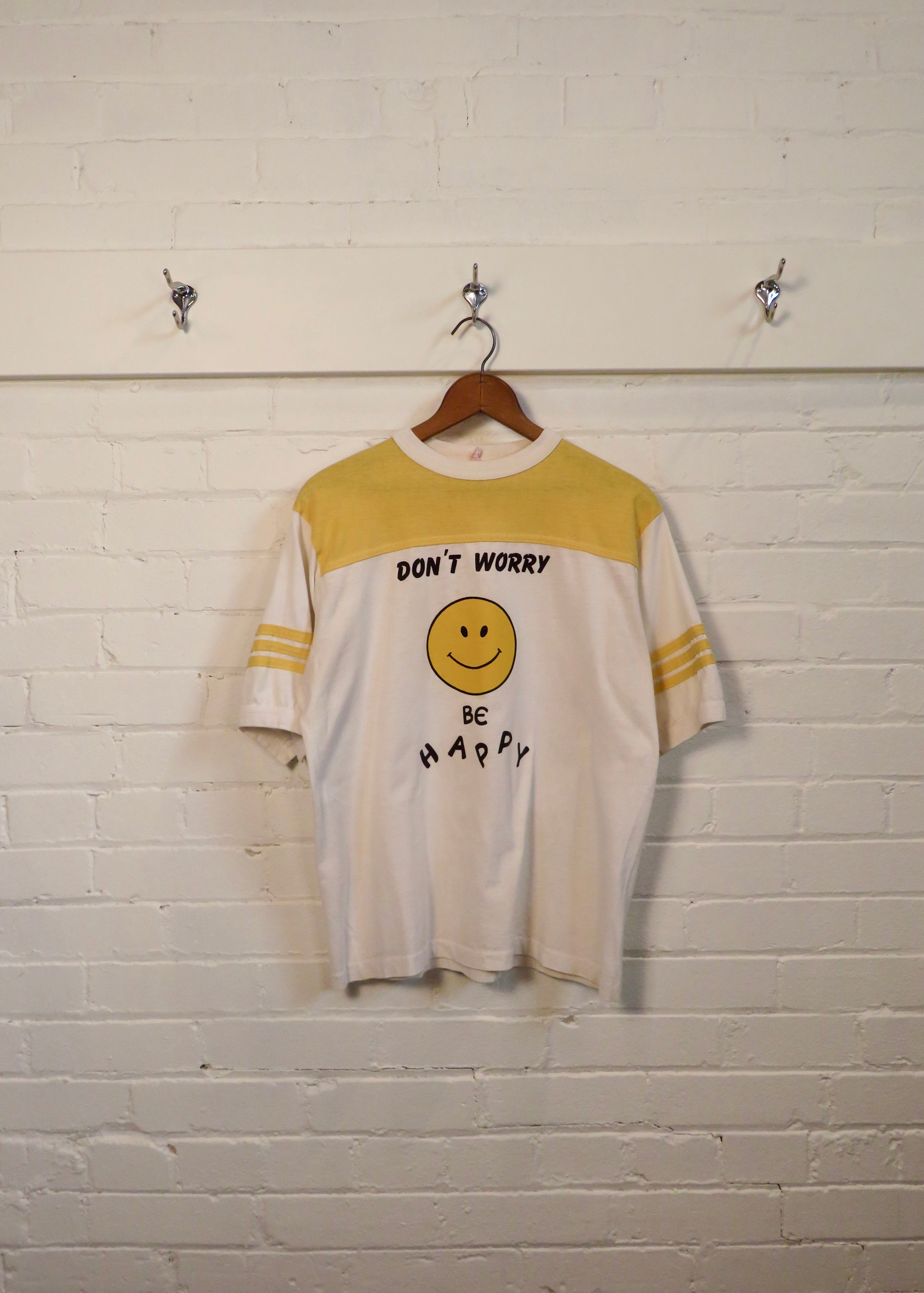 1980s Smiley Face Jersey T-Shirt