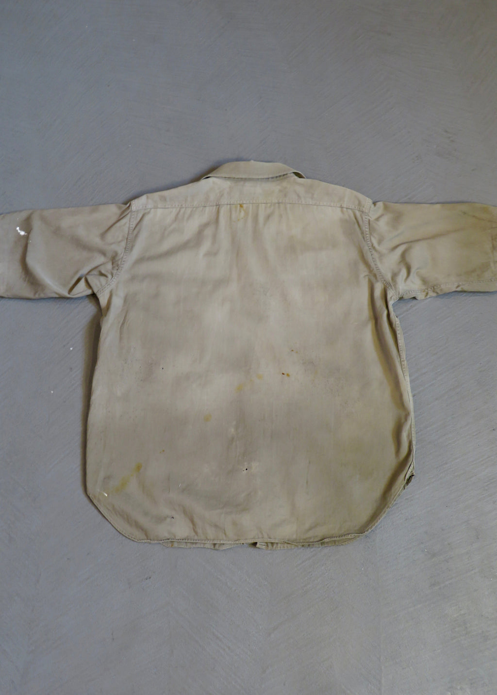 1950s Paint Splattered Short Sleeved Work Shirt