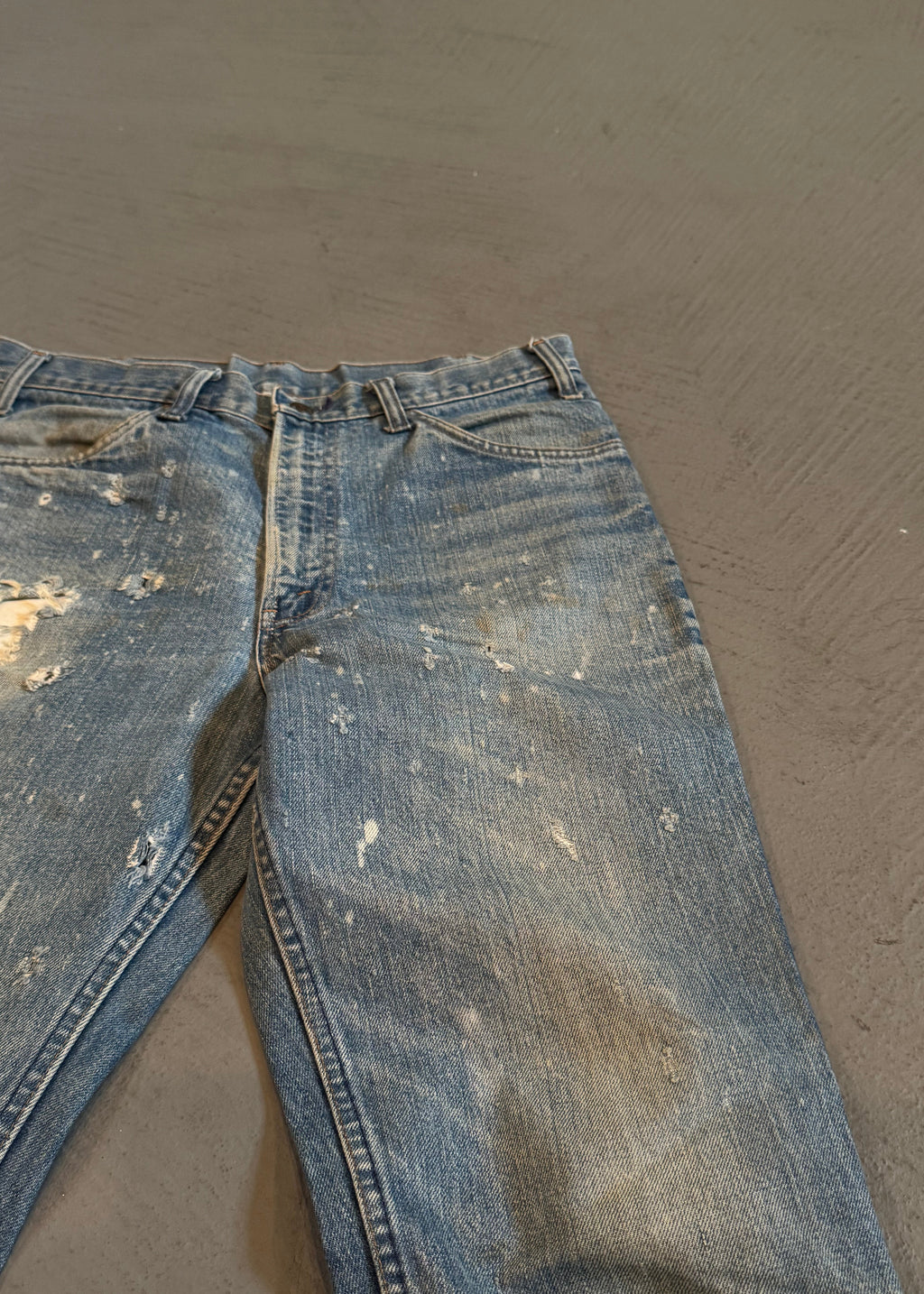 1970s Levi's 646 Orange Tab Flared Jeans