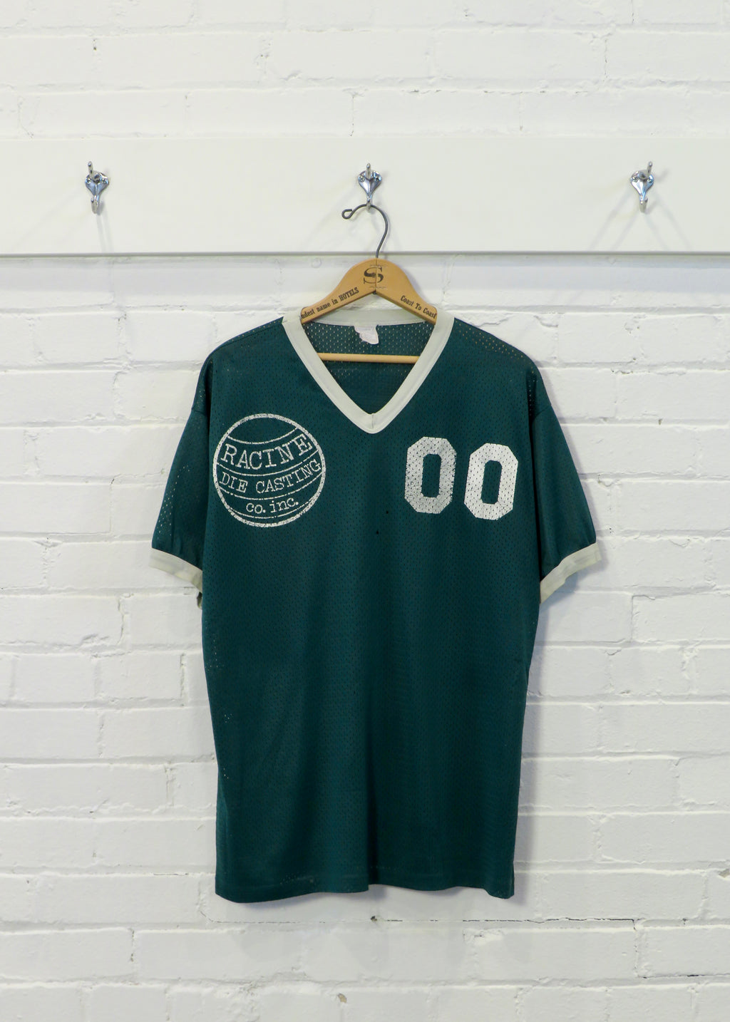 1970s Racine Mesh V-Neck Jersey