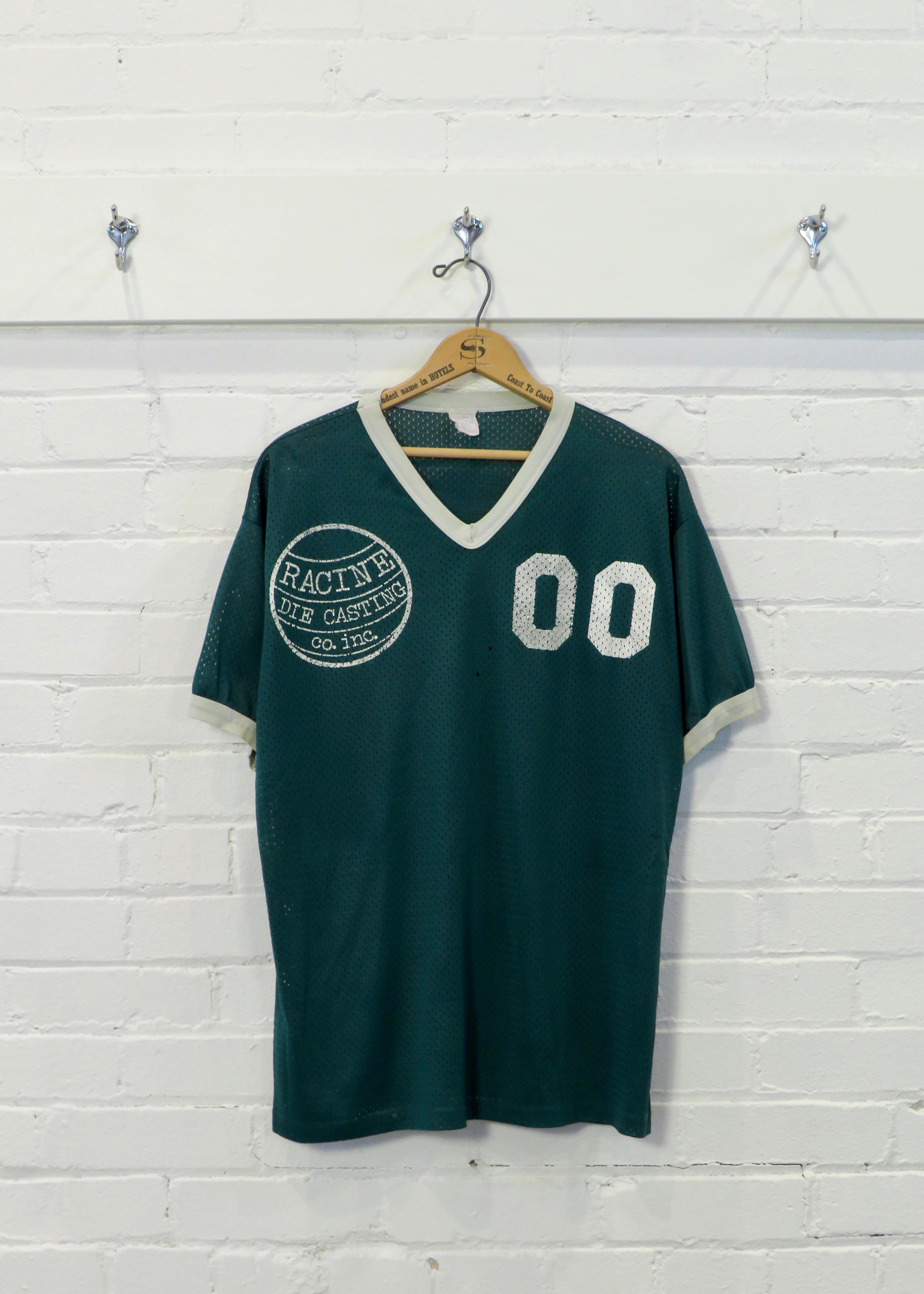 1970s Racine Mesh V-Neck Jersey