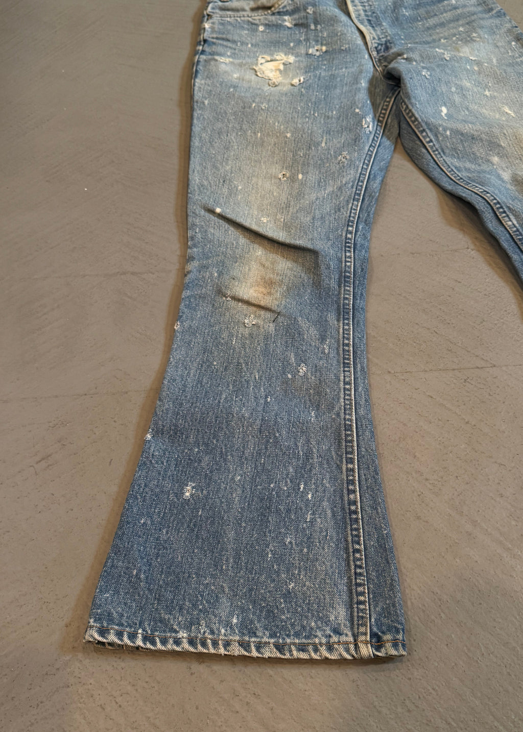 1970s Levi's 646 Orange Tab Flared Jeans