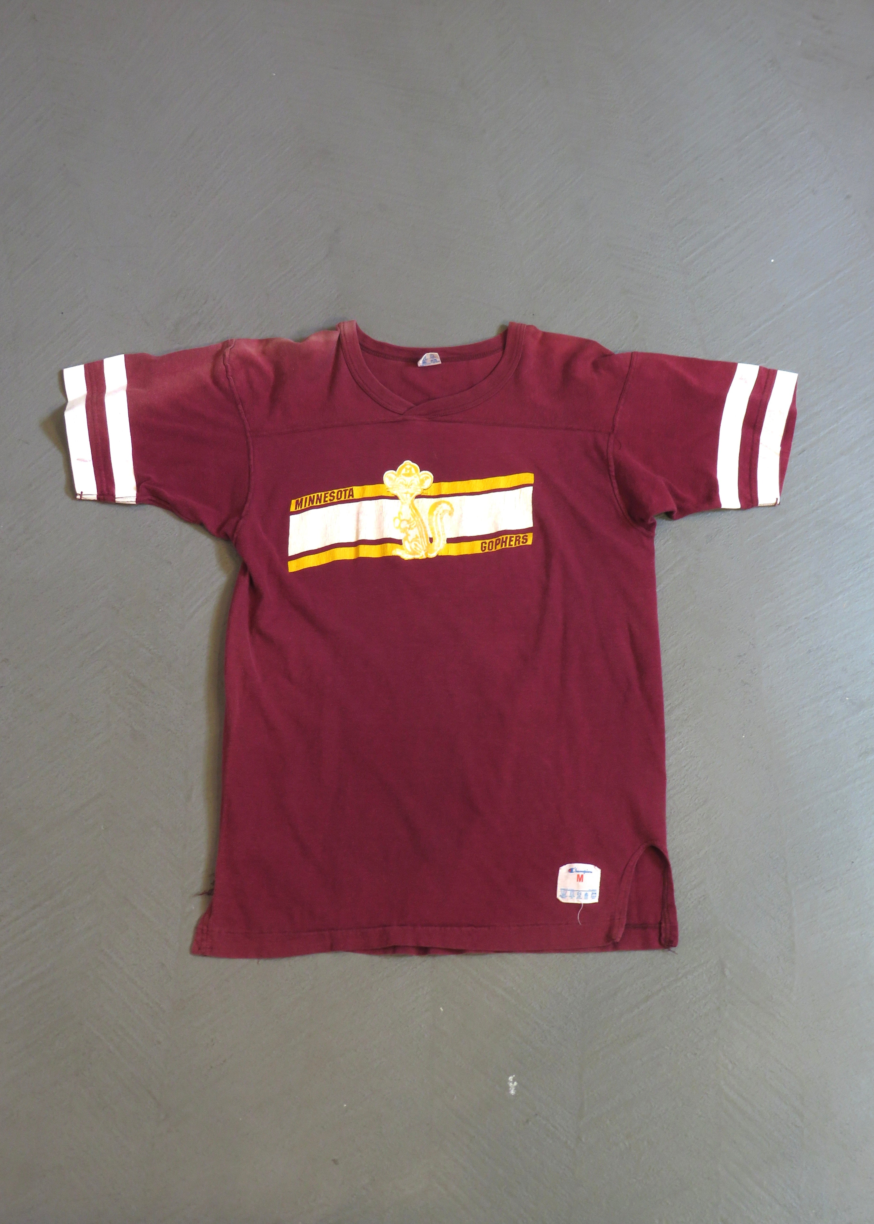 1980s University of Minnesota Gophers Champion Jersey T-Shirt