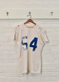 1960s Wilson Distressed Rayon Blend #54 Football Jersey
