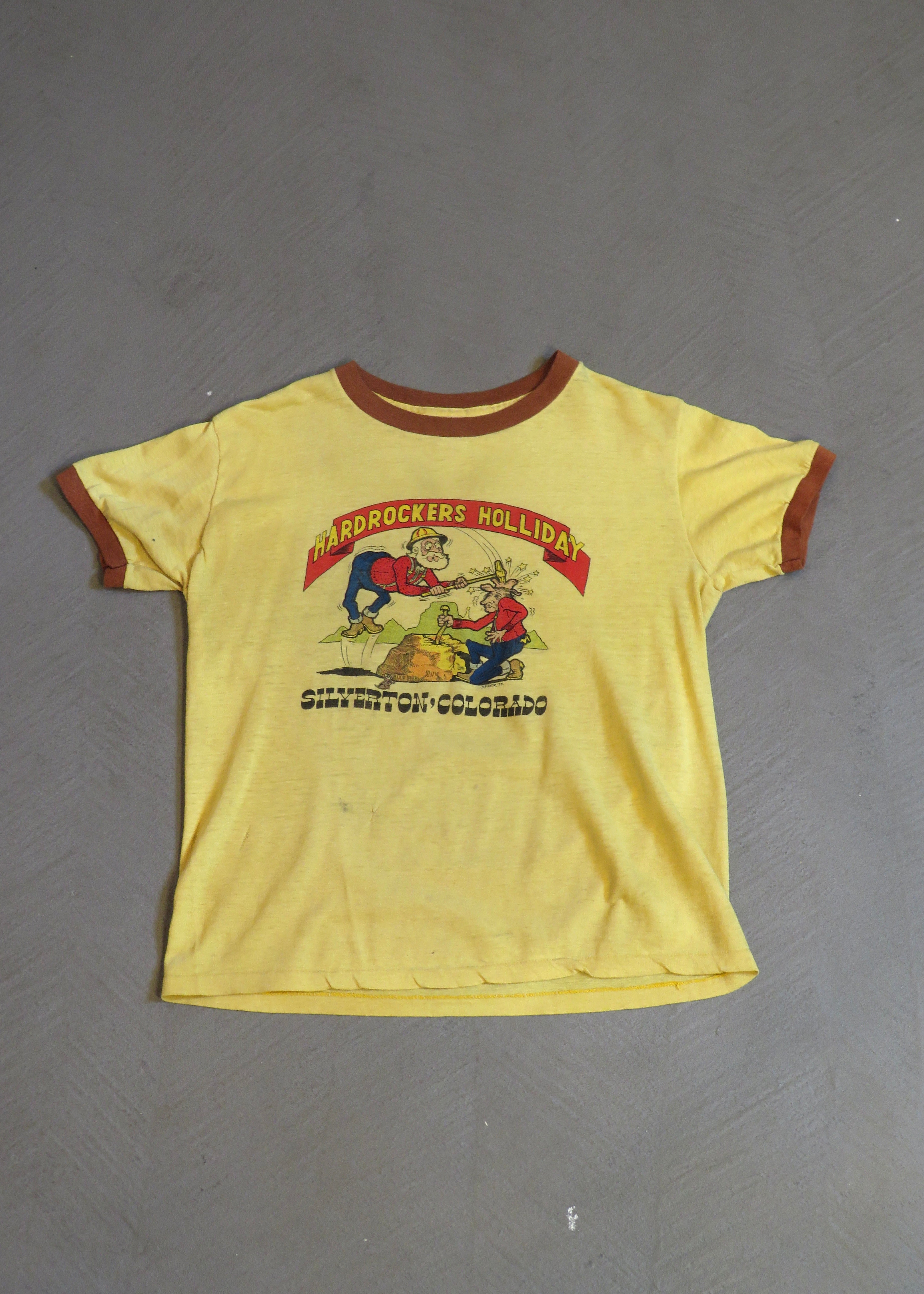 1970s Hardrockers Holliday Silverton Colorado Ringer T-Shirt