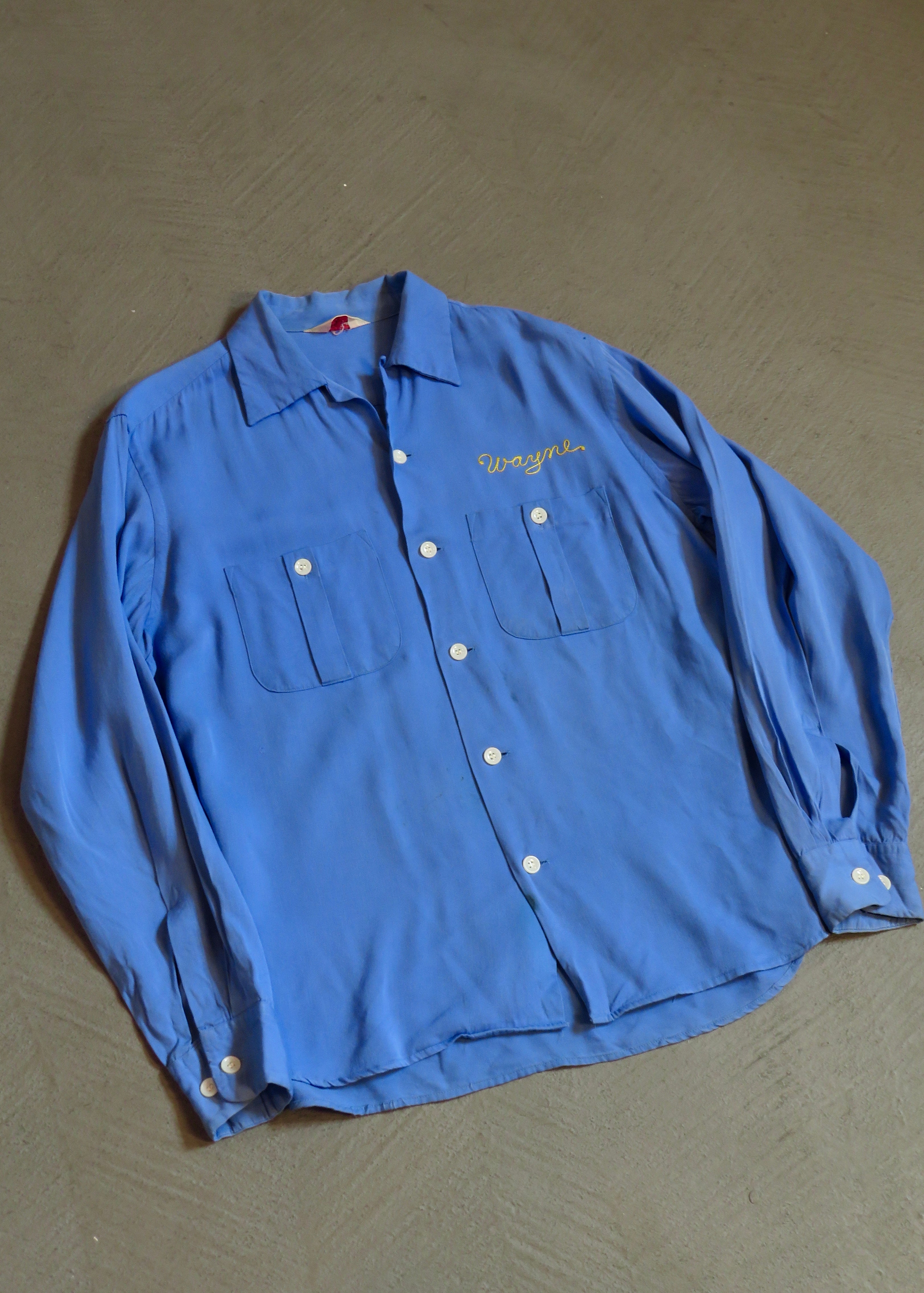 1950s Alley Oops Bowling Shirt | L