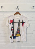 1990s Paris Mondrian Souvenir T-Shirt | S
