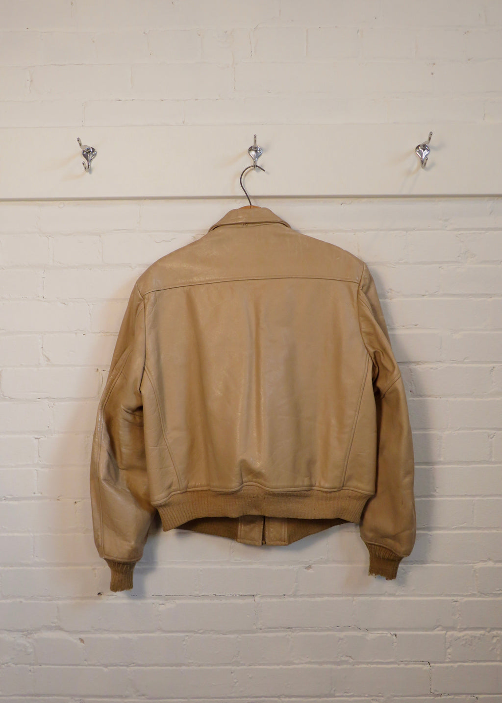 1950s McGregor Wool Lined Leather Jacket