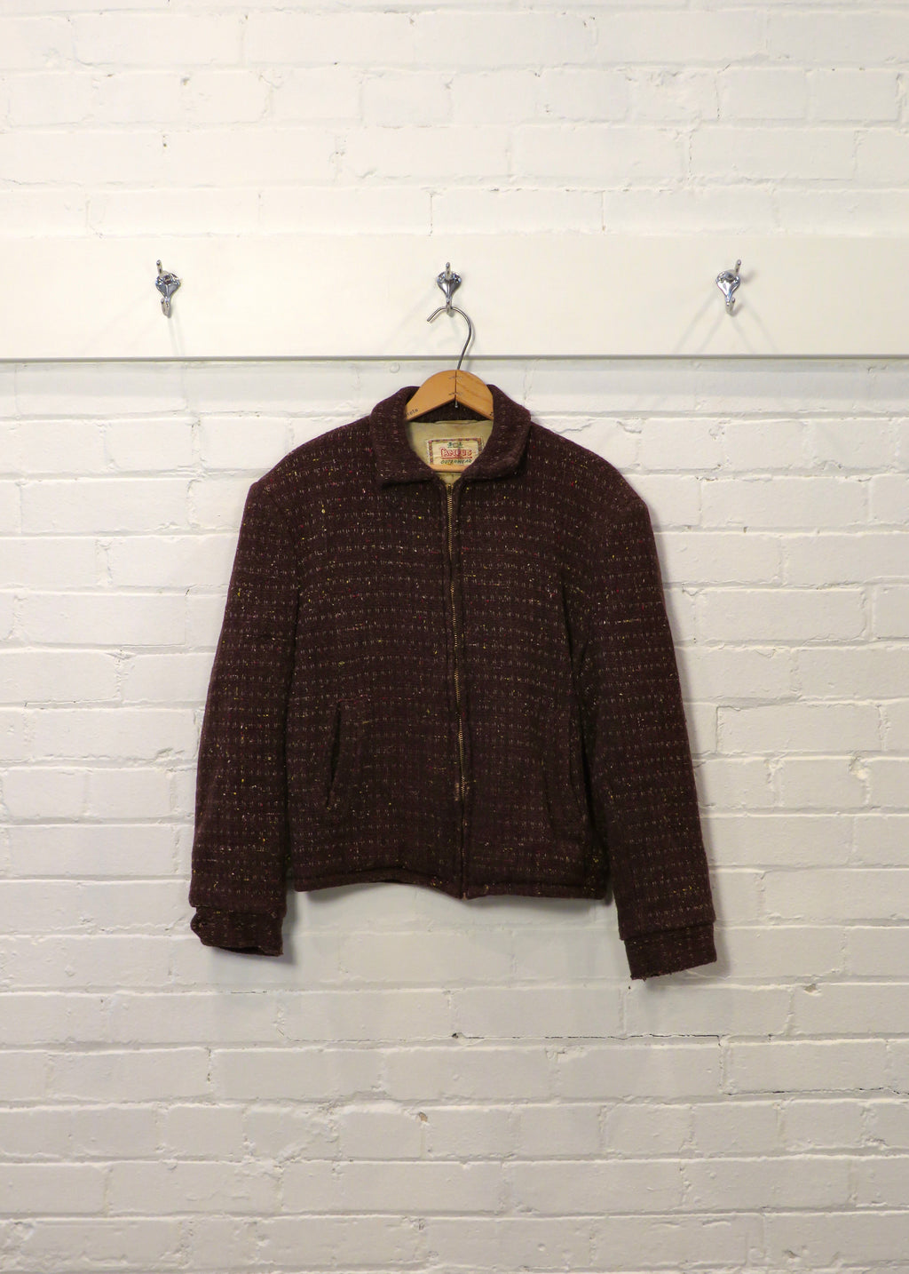 1950s Wool Tweed Cropped Ricky Jacket