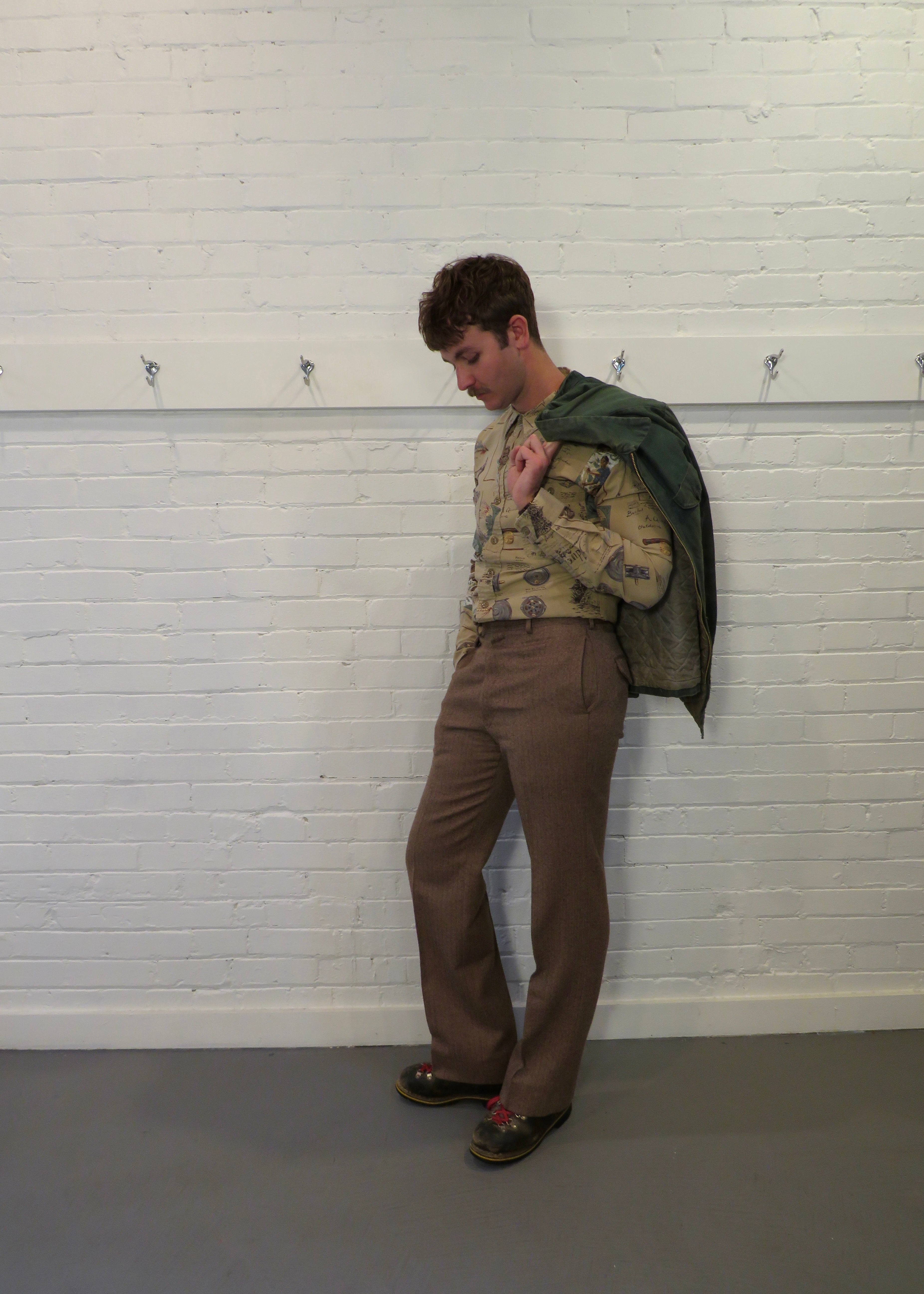 1990s Polo Ralph Lauren Adirondacks Print Shirt