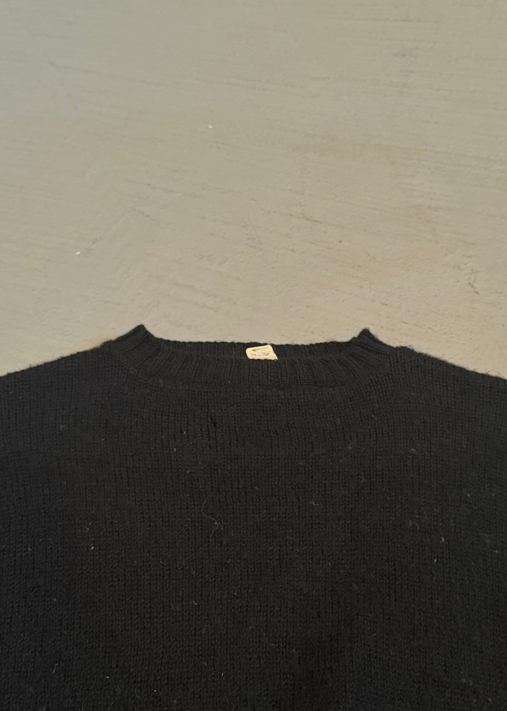 1950s Deadstock Petite Black Sweater
