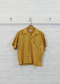1960s Boxy Yellow Bingham Willamette Bowling Shirt