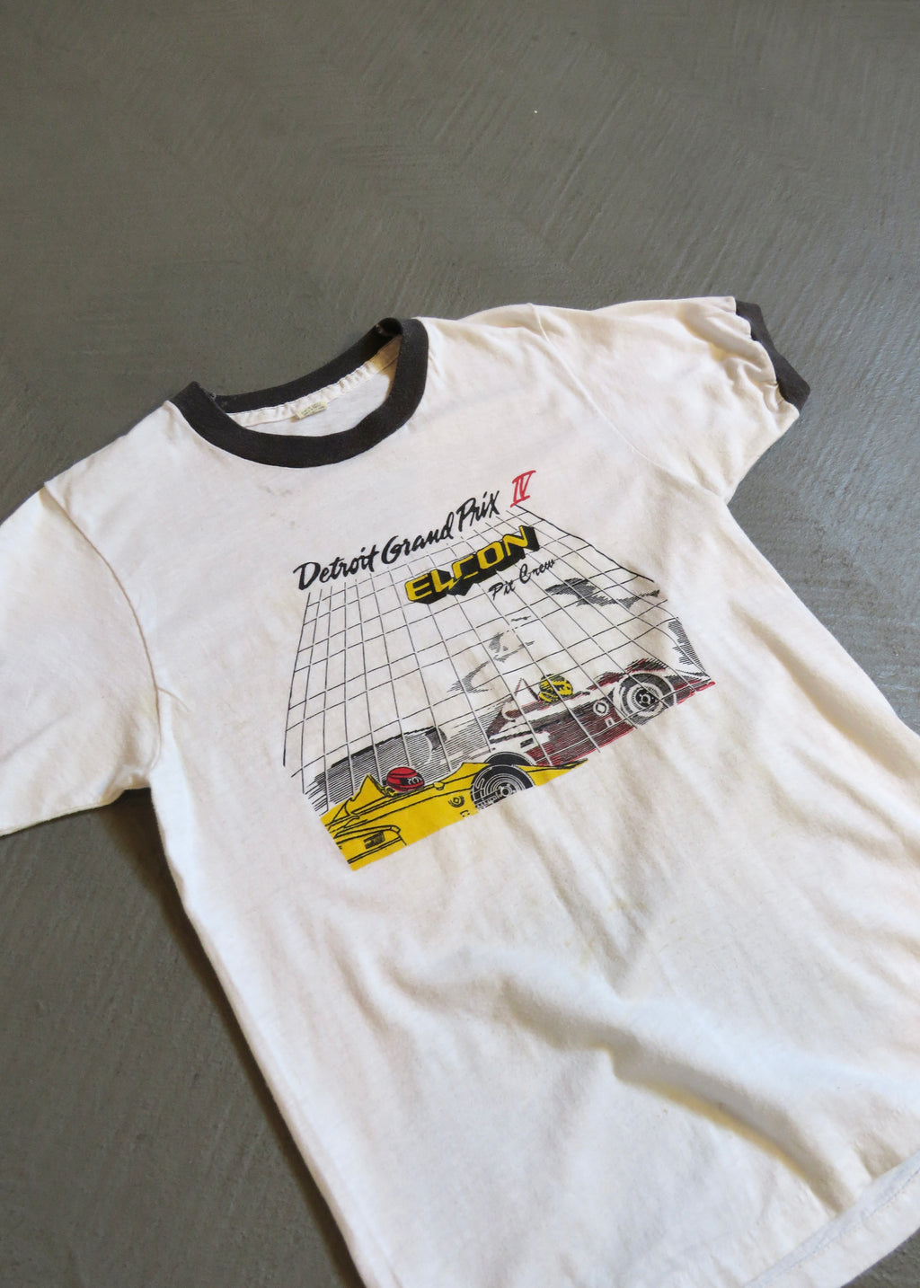 1980s Detroit Grand Prix Racing Ringer T-Shirt