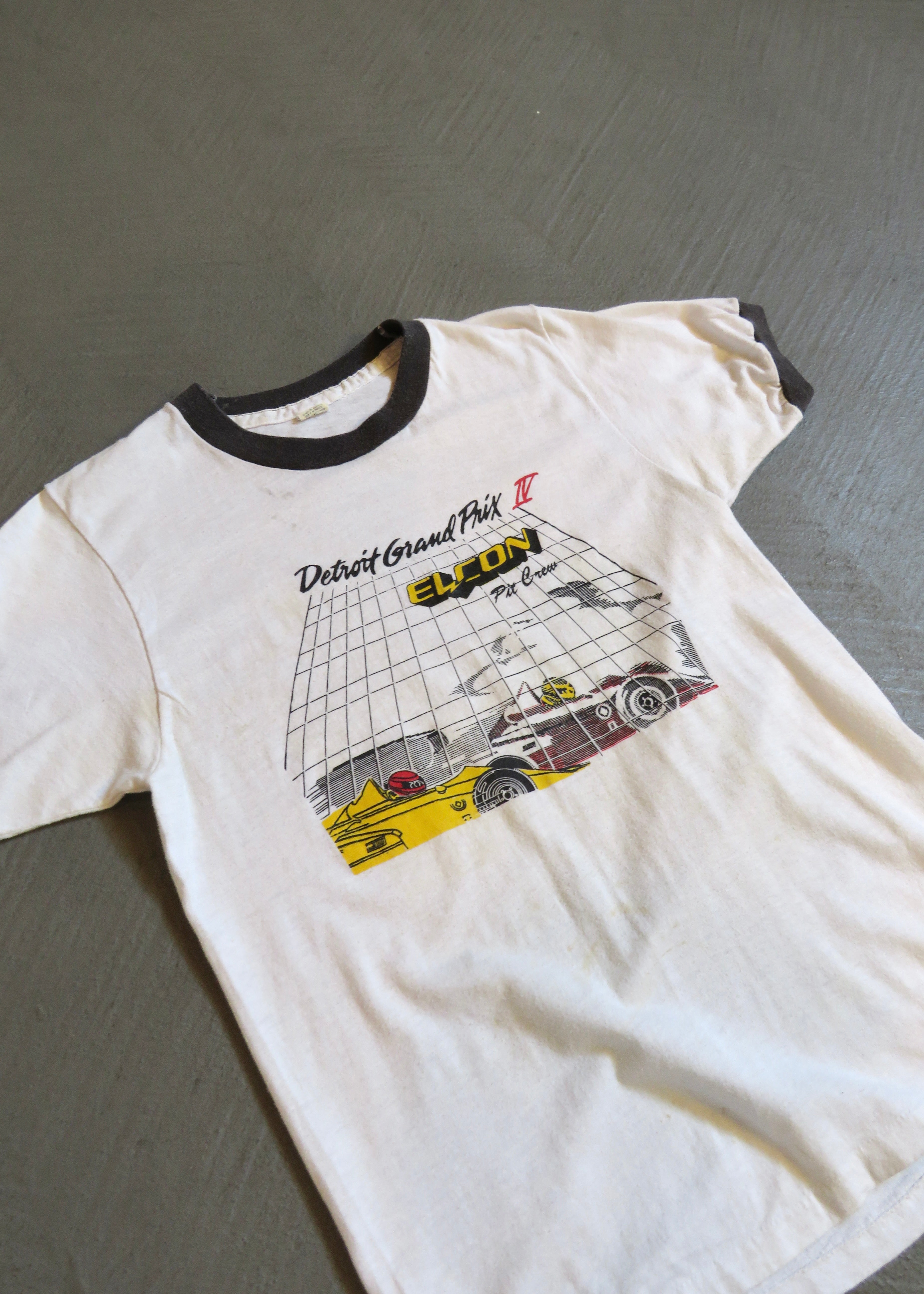 1980s Detroit Grand Prix Racing Ringer T-Shirt