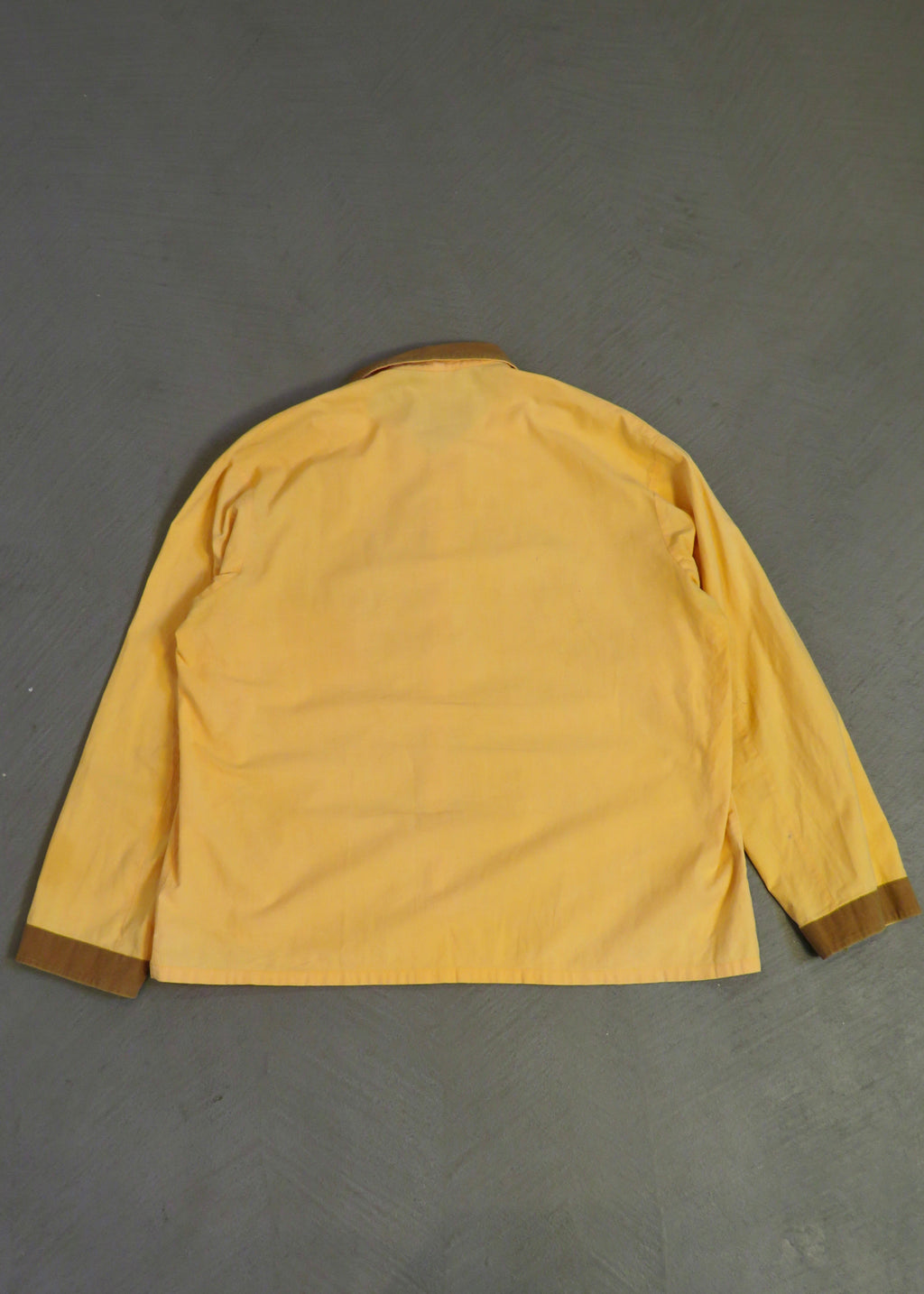 1970s European Contrast Collar Pajama Shirt