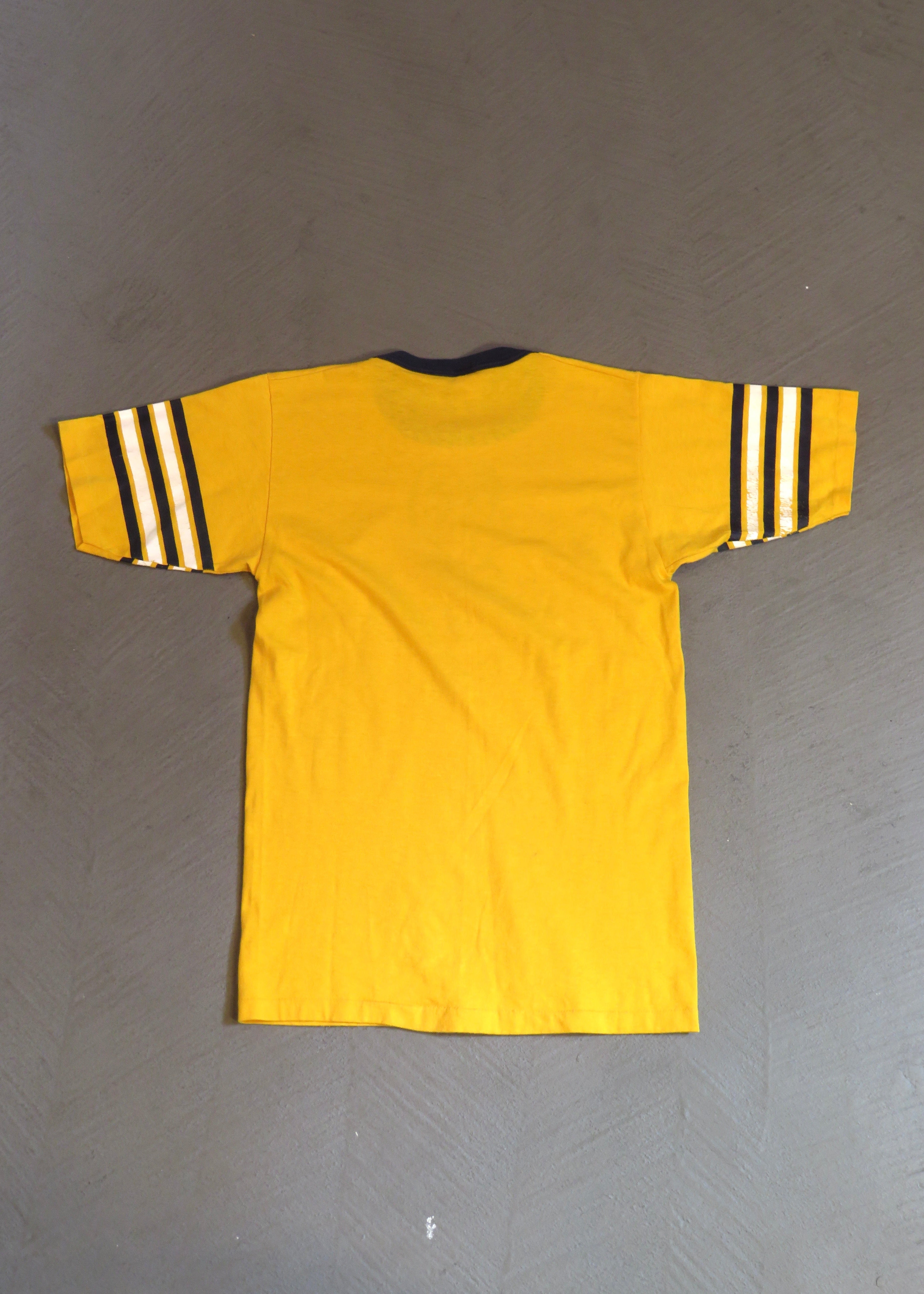 1980s Naval Academy Prep School Ram Mascot Ringer T-Shirt