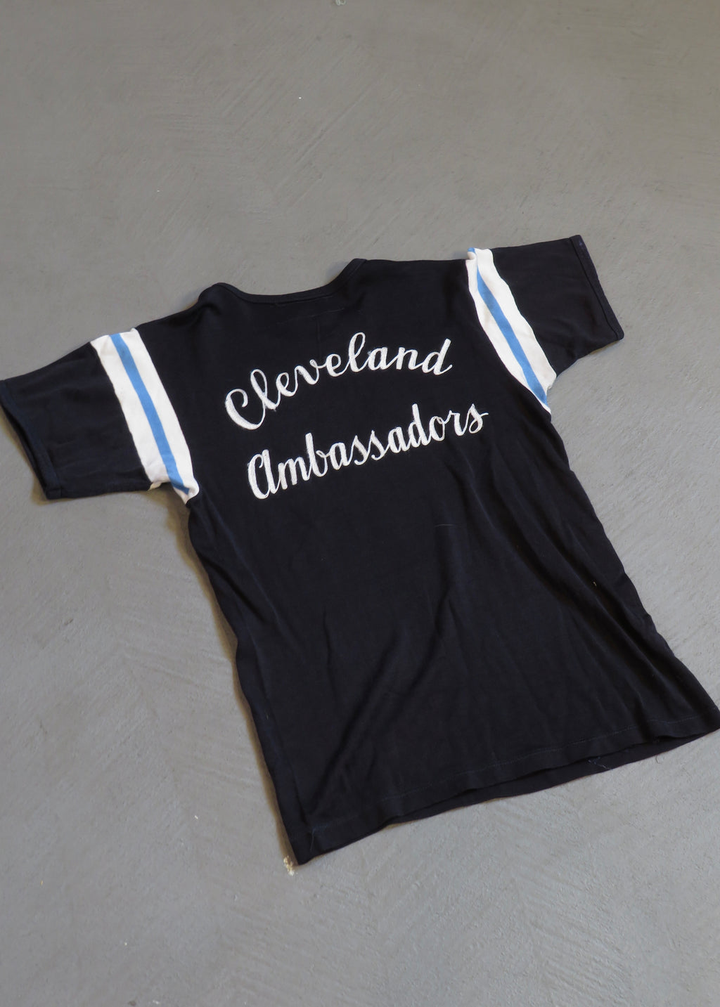 1950s Cleveland Ambassadors Chainstitched Jersey | S