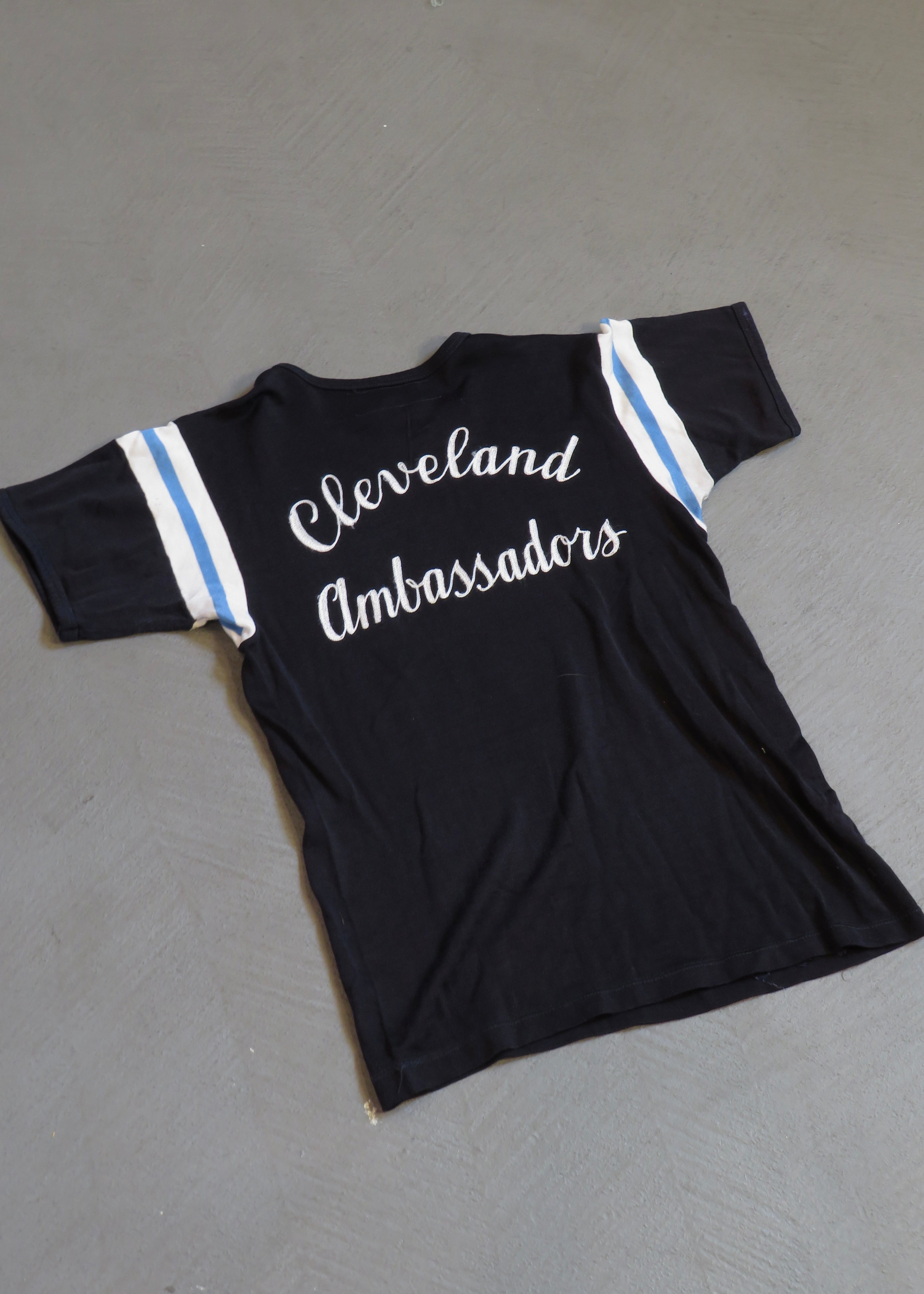 1950s Cleveland Ambassadors Chainstitched Jersey | S
