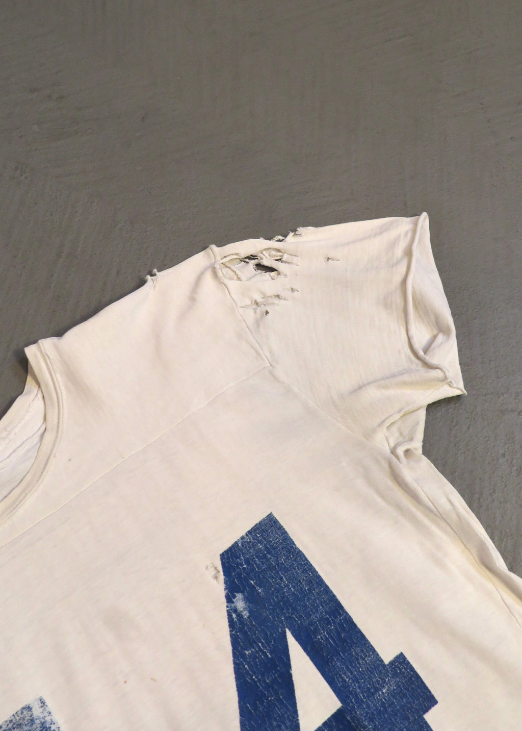 1960s Wilson Distressed Rayon Blend #54 Football Jersey