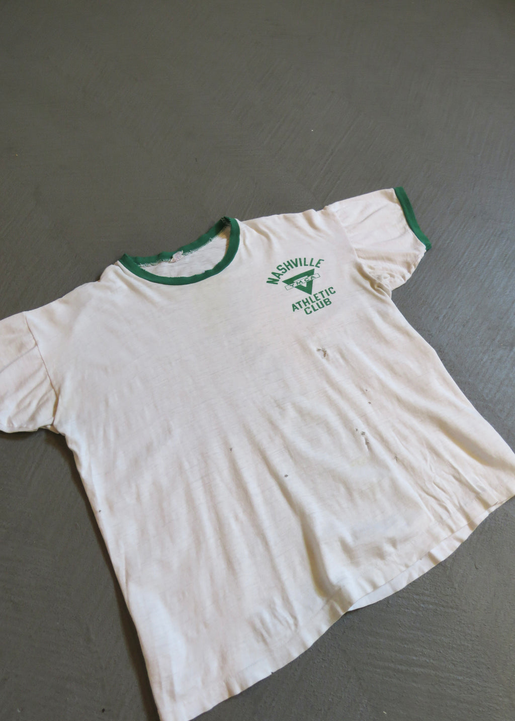 1960s Boxy YMCA Ringer T-Shirt 