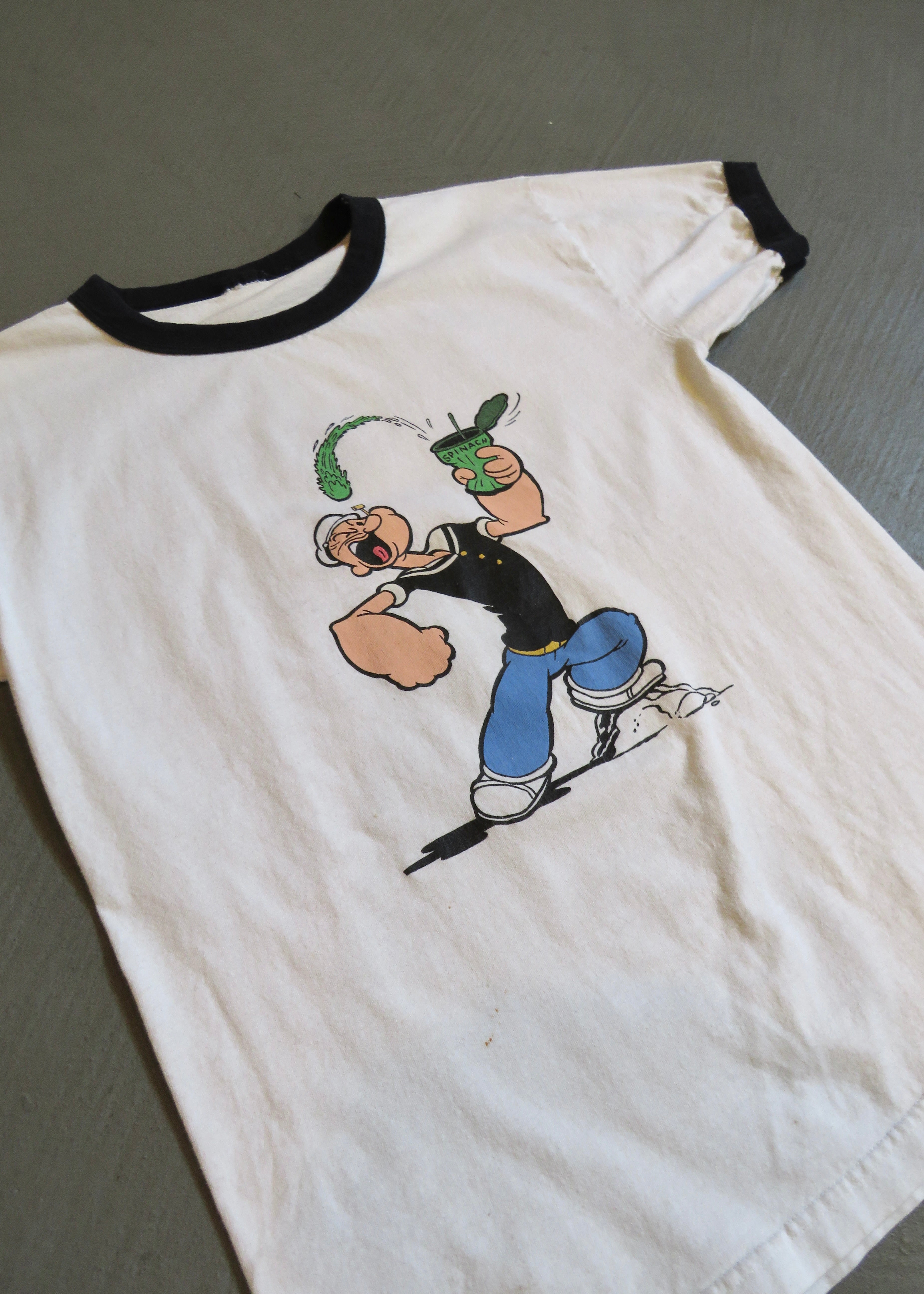 1990s Popeye Ringer T-Shirt