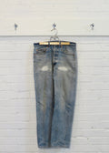 1990s Levi's 501 Repaired Light Wash Jeans