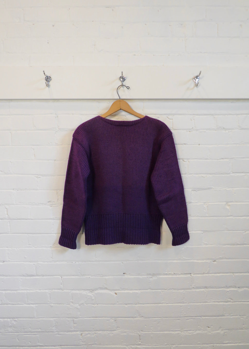 1930s Boat Neck Varsity Sweater